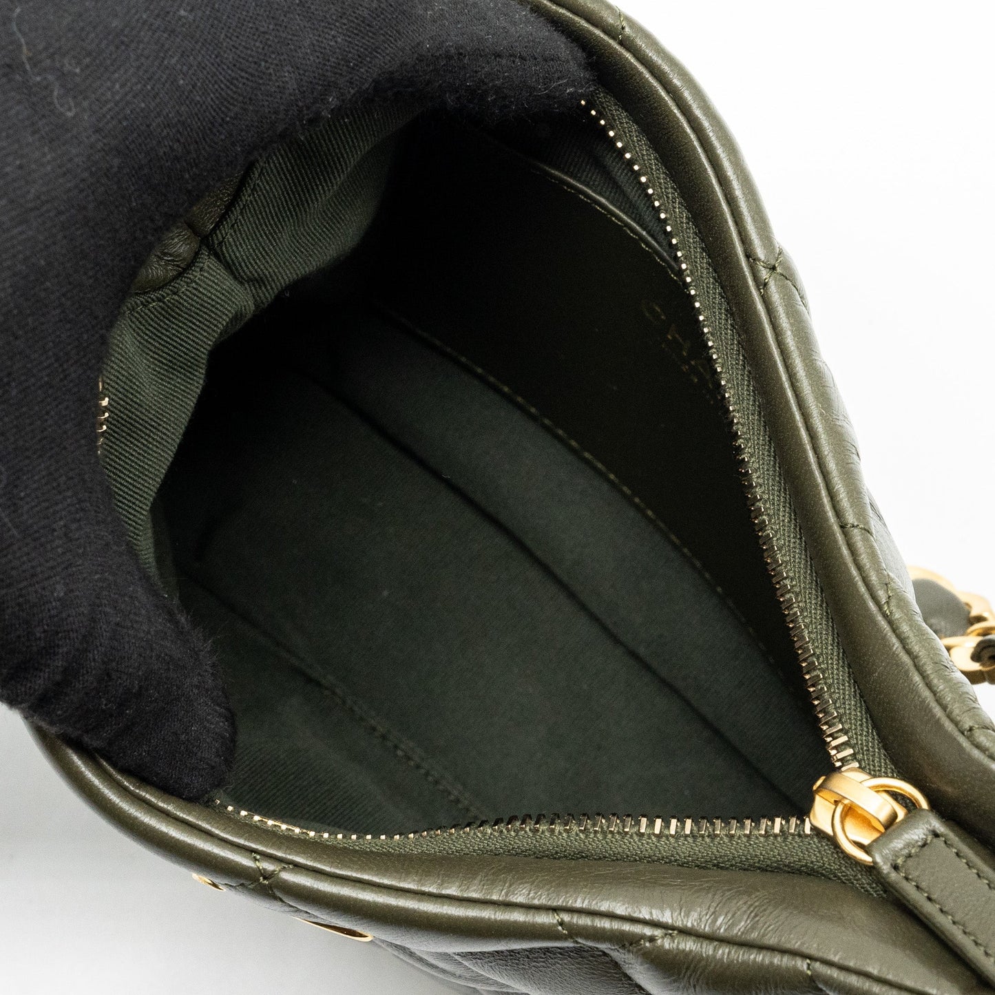 Chanel 22k Hobo Bag Lambskin Green  (microchip)