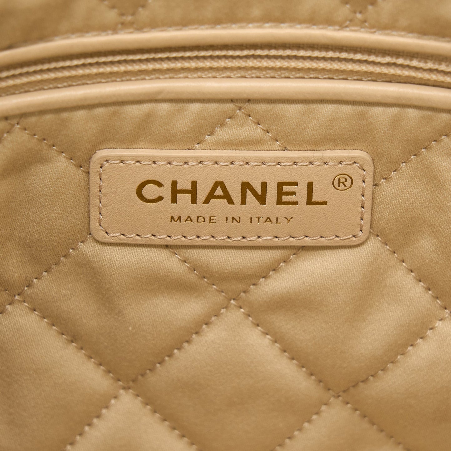Chanel Small 22 Bag Shiny Calfskin White