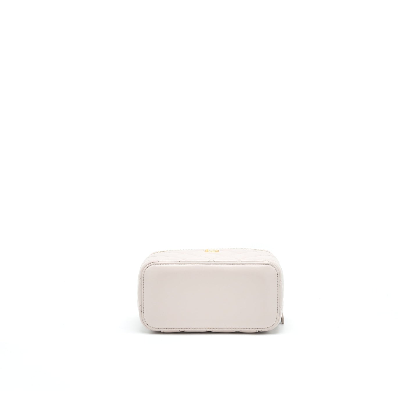 Chanel Pearl Crush Long Vanity On Chain Lambskin Light Purple