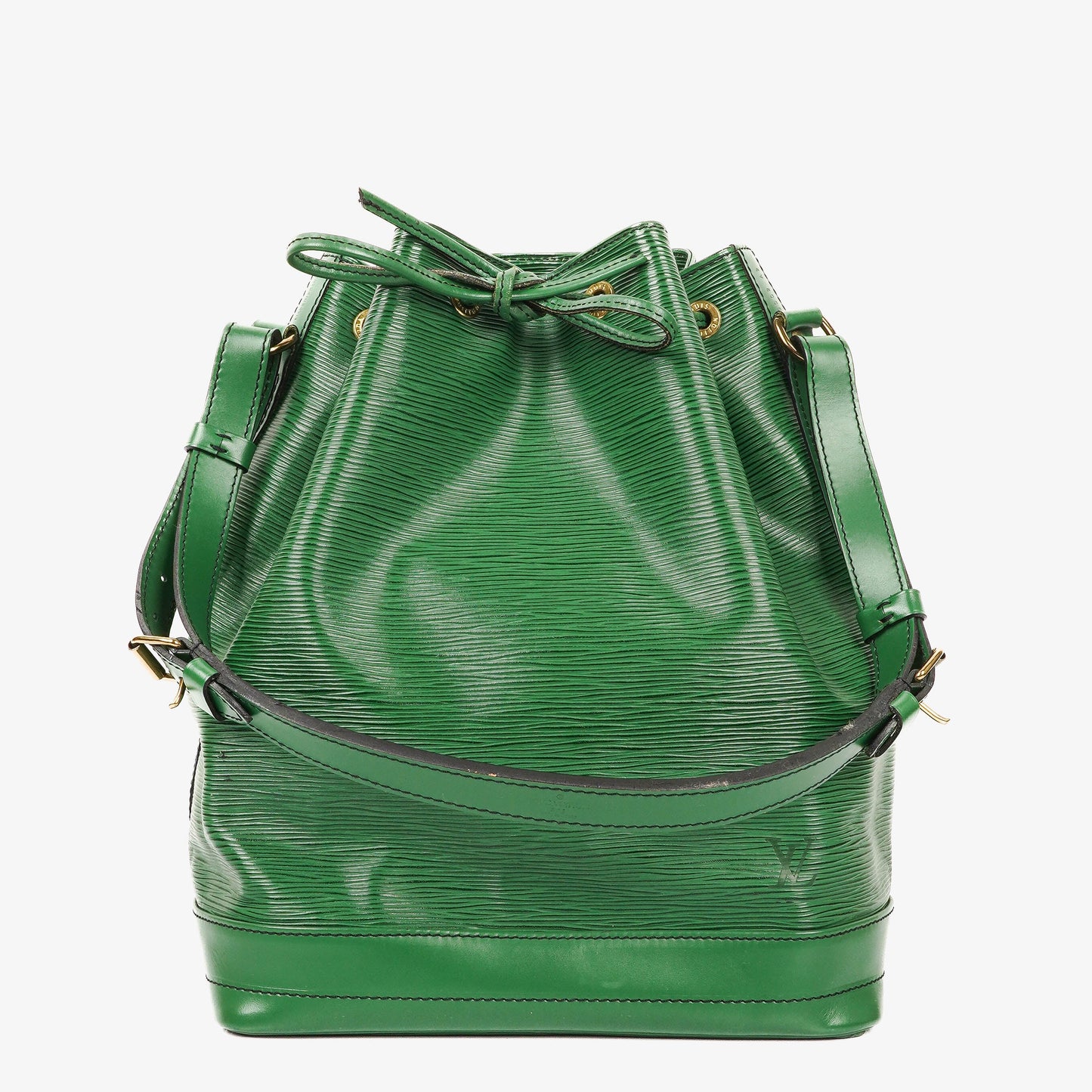 Louis Vuitton Noe Grande GM Green EPI Leather Shoulder Bag