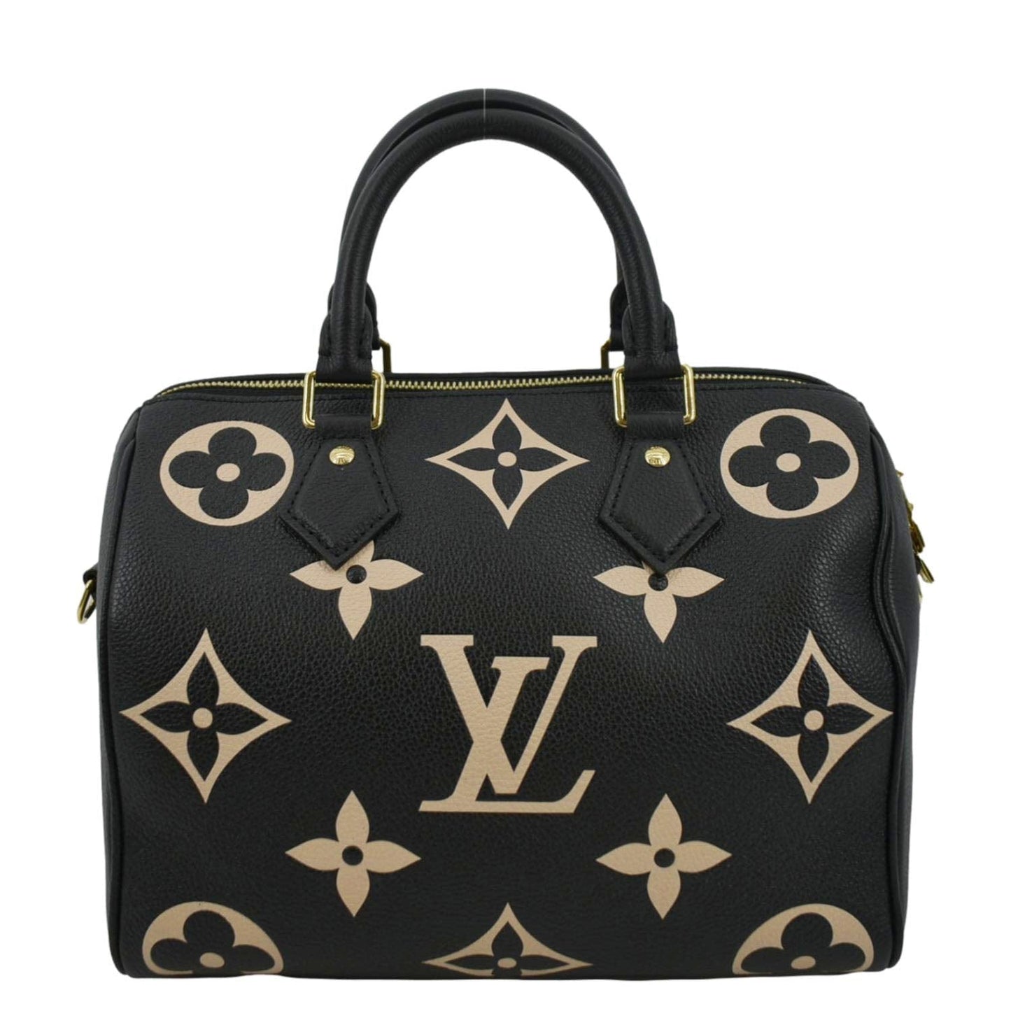 LOUIS VUITTON  25 Bandouliere Monogram Empreinte Leather Crossbody Bag Bicolor