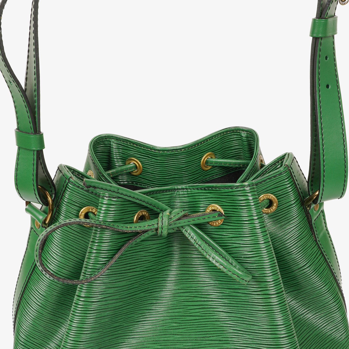Louis Vuitton Noe Grande GM Green EPI Leather Shoulder Bag