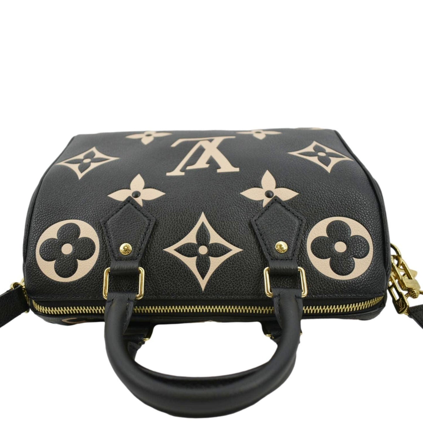 LOUIS VUITTON  25 Bandouliere Monogram Empreinte Leather Crossbody Bag Bicolor