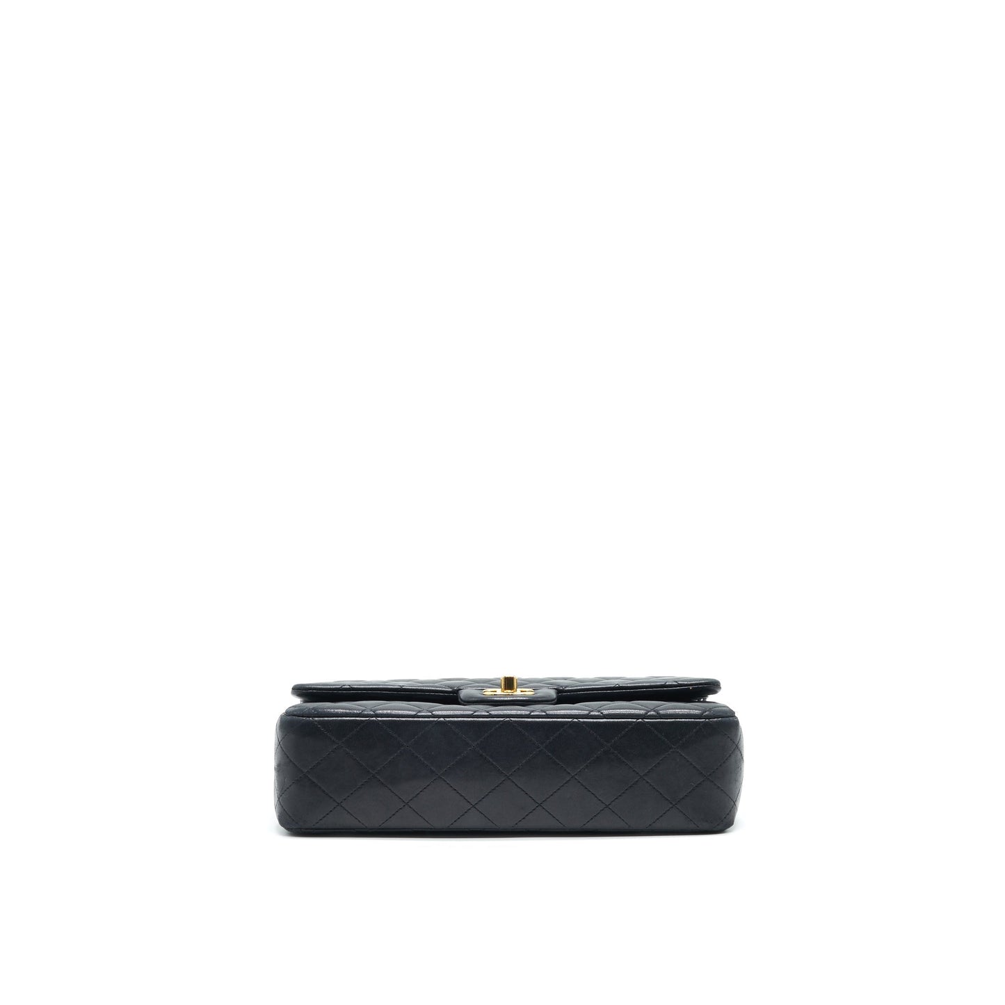 Chanel Classic Double Flap Bag Lambskin Medium Black  serial 19