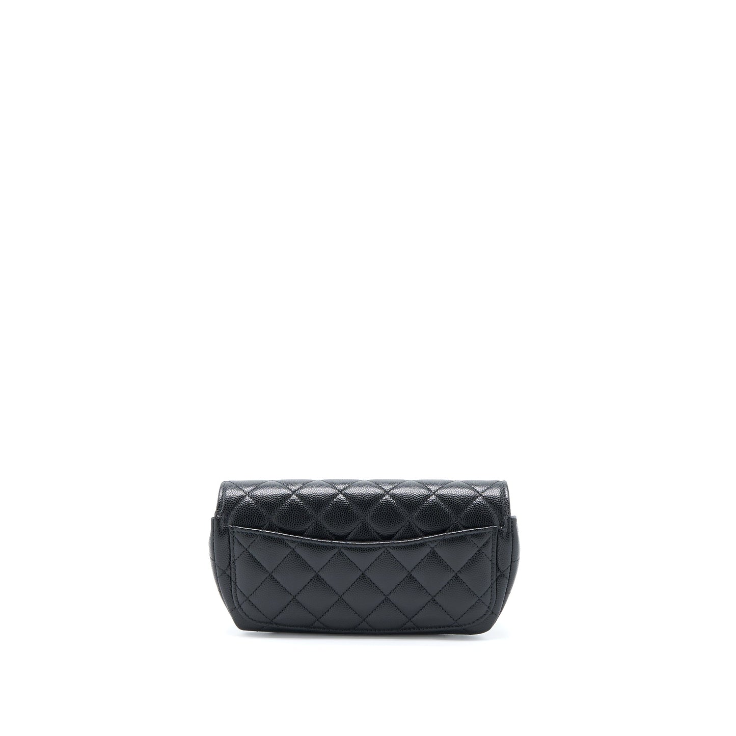 Chanel Flap Glasses Case with Chain Caviar Black