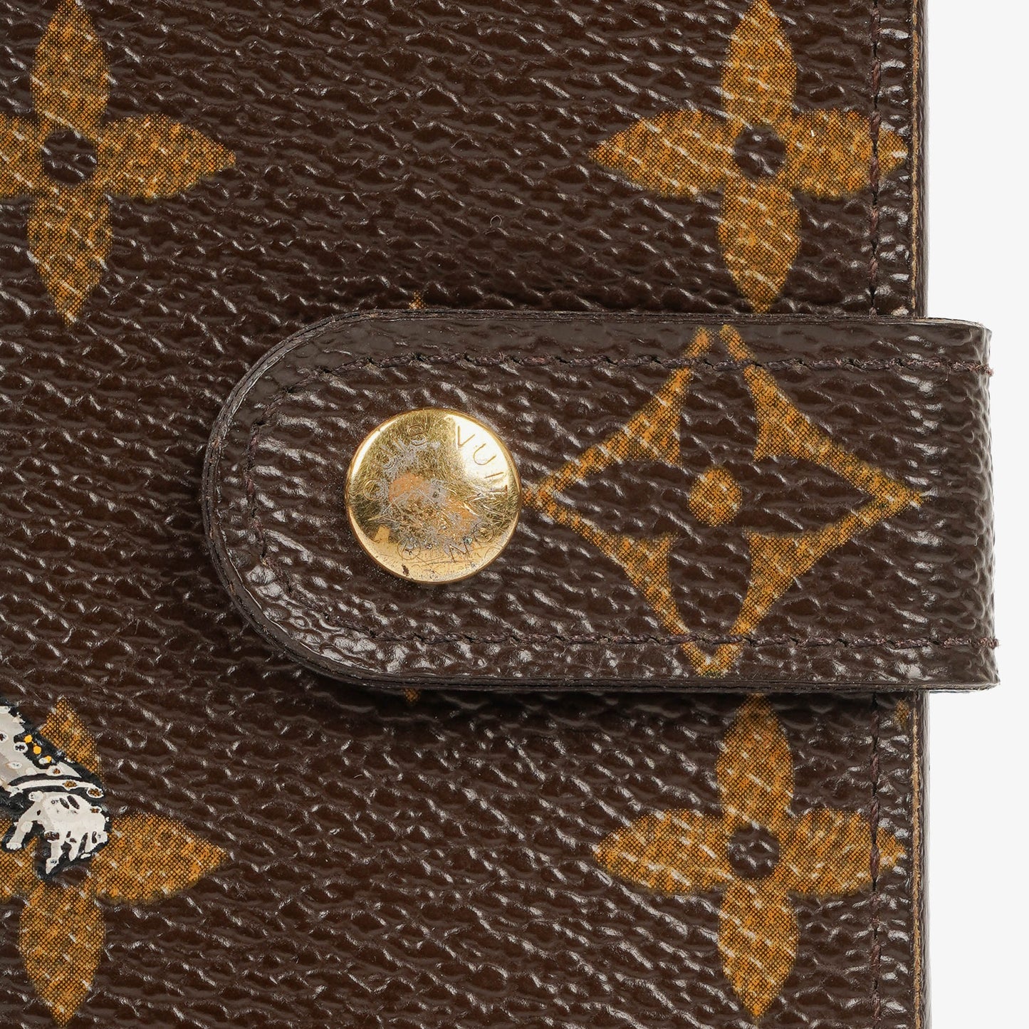 Louis Vuitton Blue Monogram Groom Limited Edition Compact Zippy Wallet