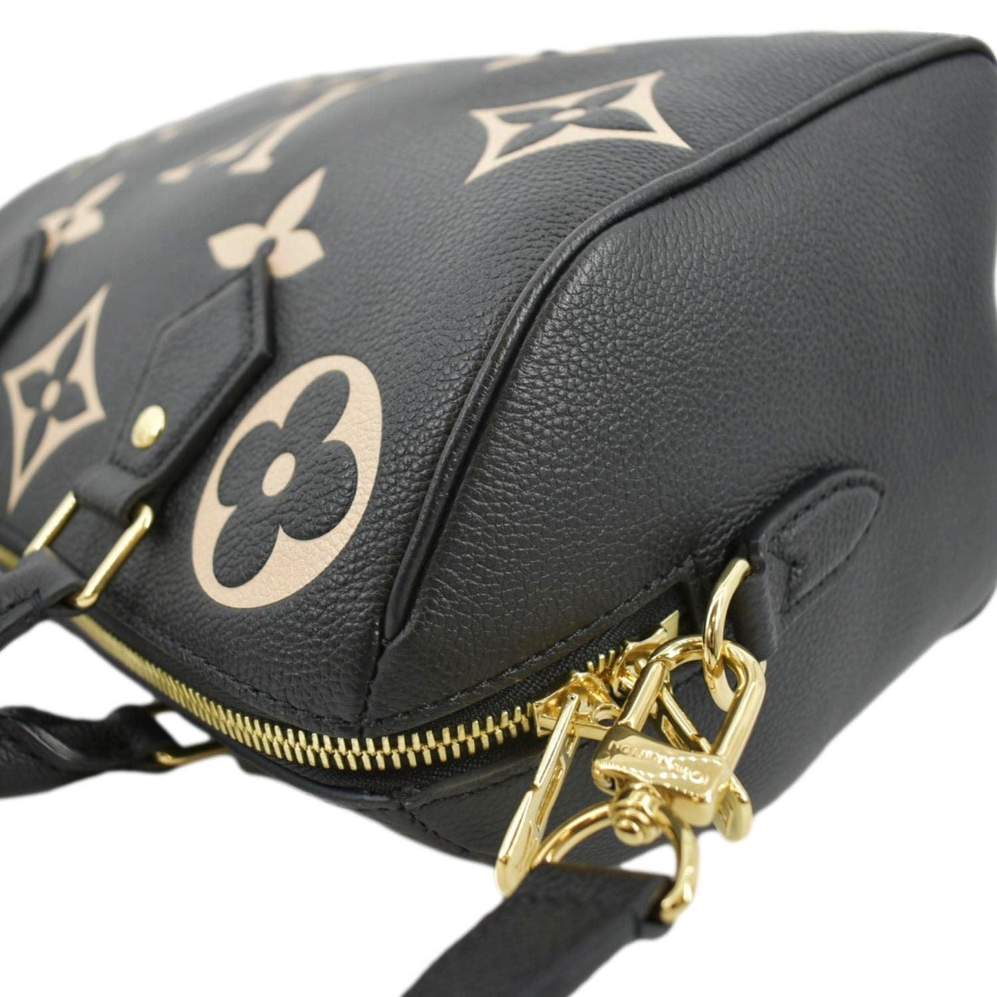 LOUIS VUITTON  25 Bandouliere Monogram Empreinte Leather Crossbody Bag Bicolor