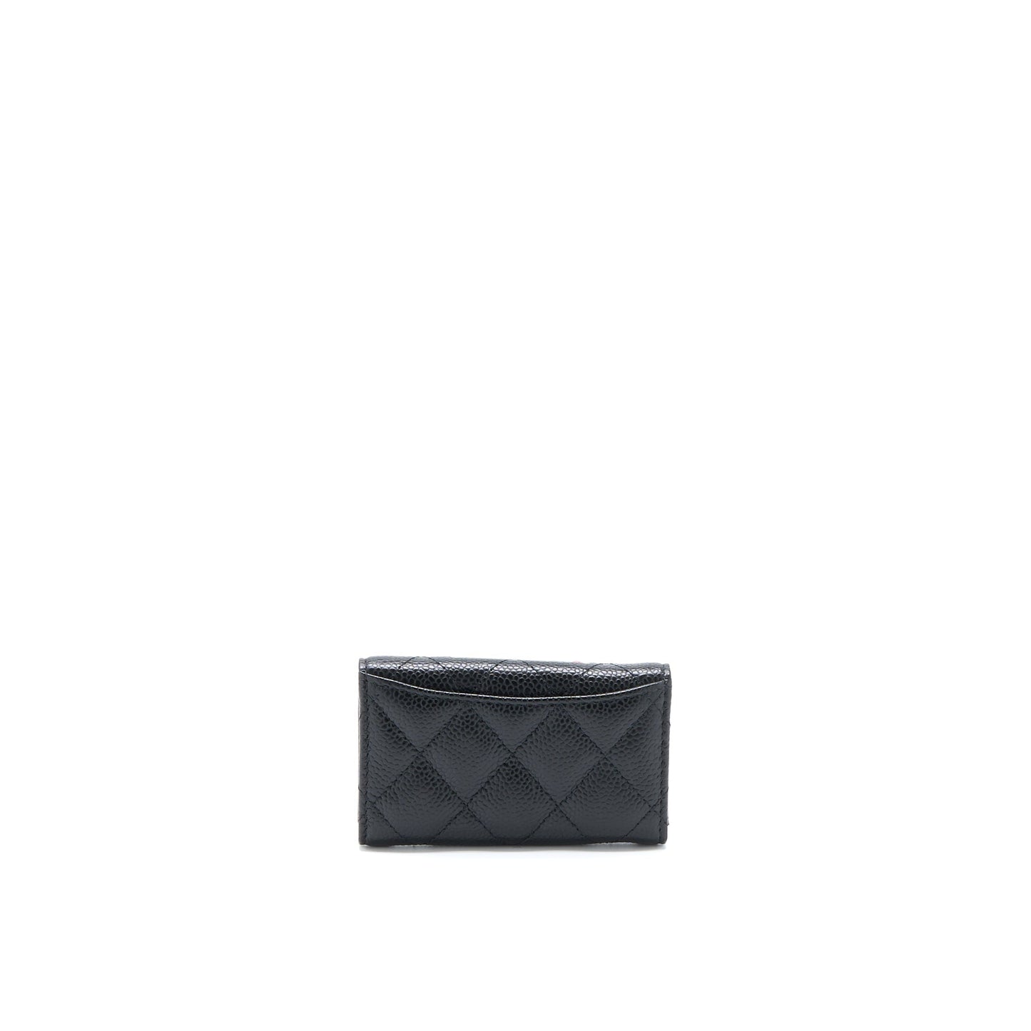 Chanel Flap Key Holder Caviar Black