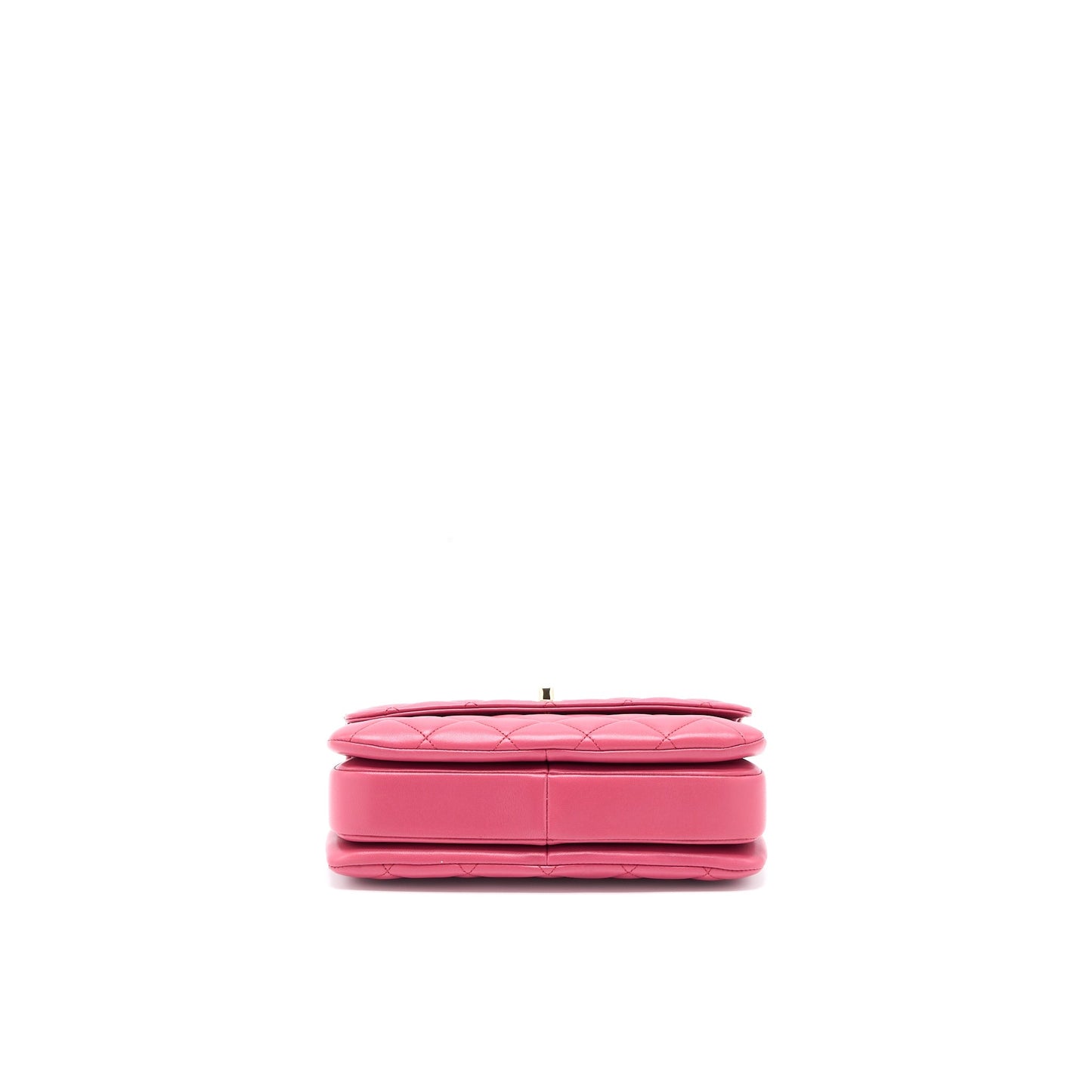 Chanel Top handle Trendy CC Flap Bag Lambskin Pink L