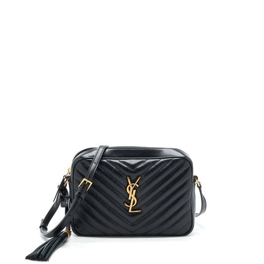 Saint Laurent/ Lou Camera Purse Calfskin Black