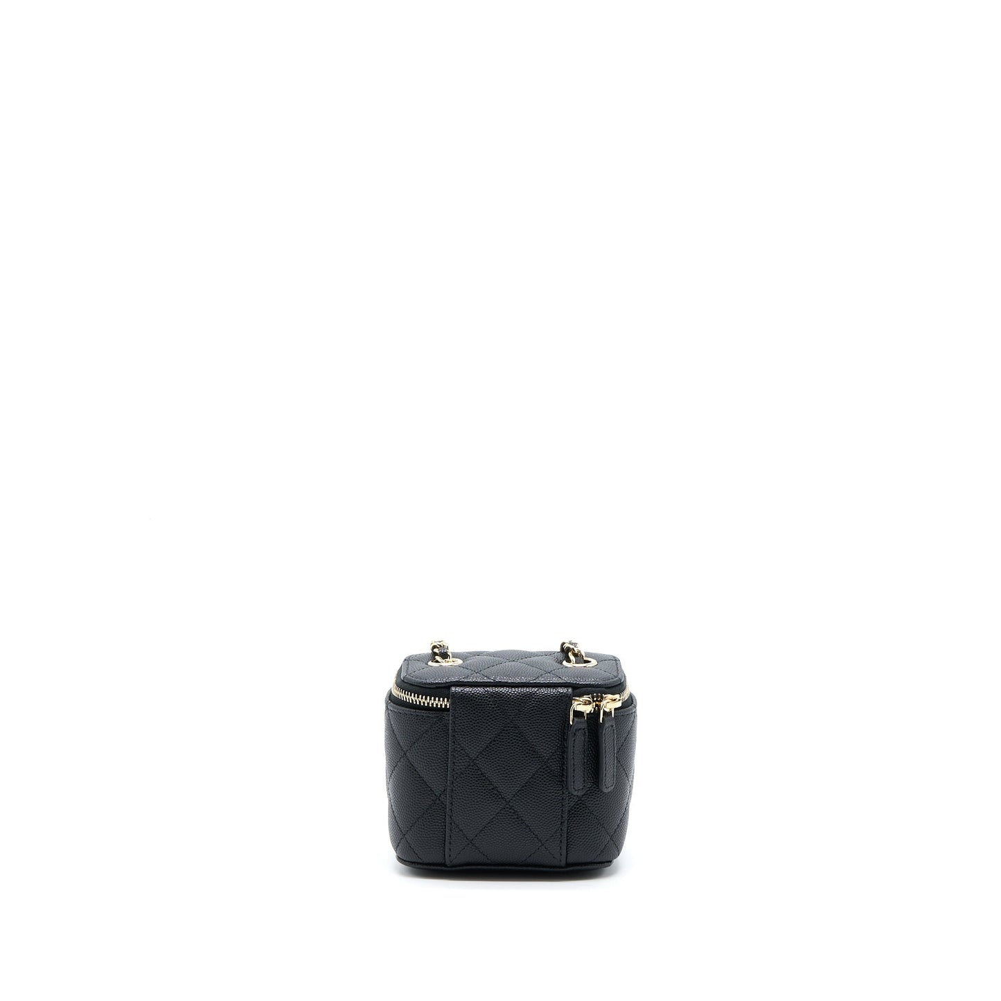 Chanel Mini Square Vanity Case Caviar Black L (Microchip)
