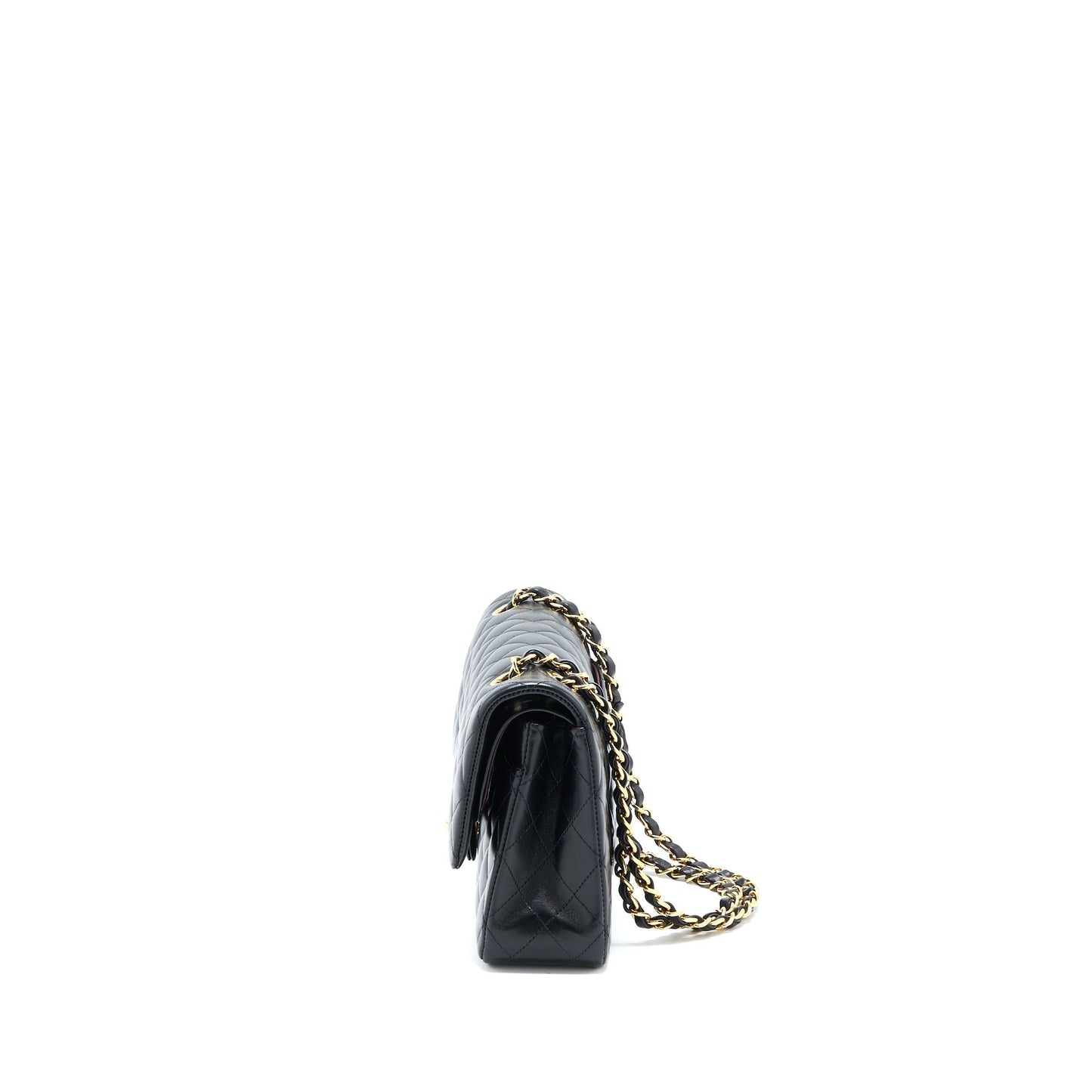 Chanel Medium Classic Double Flap Bag Lambskin Black