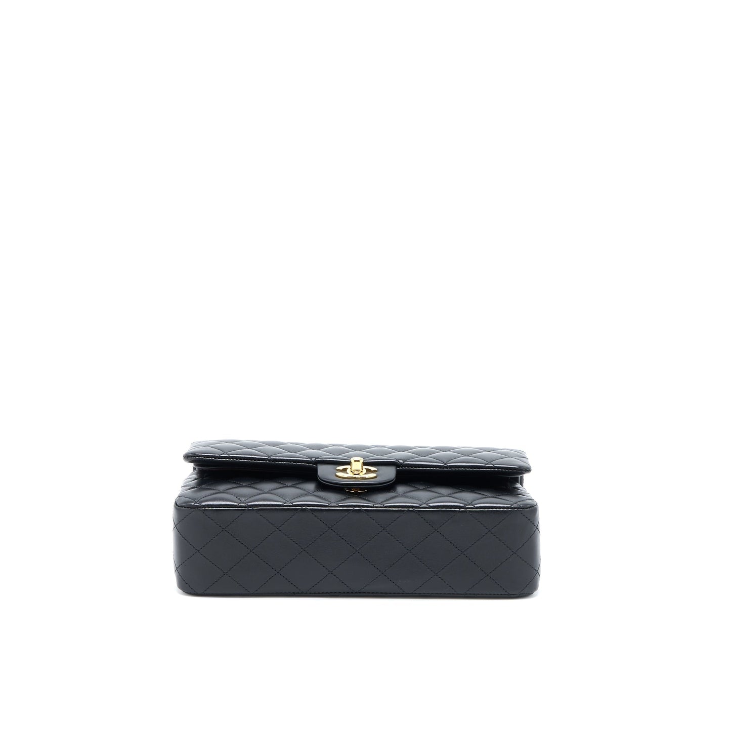 Chanel Medium Classic Double Flap Bag Lambskin Black