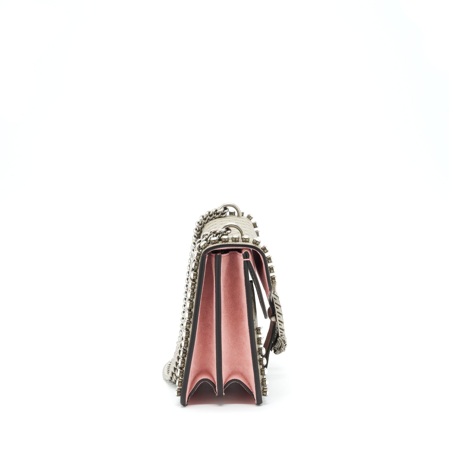 Gucci Dionysus GG Small Crystal Shoulder Bag SHW