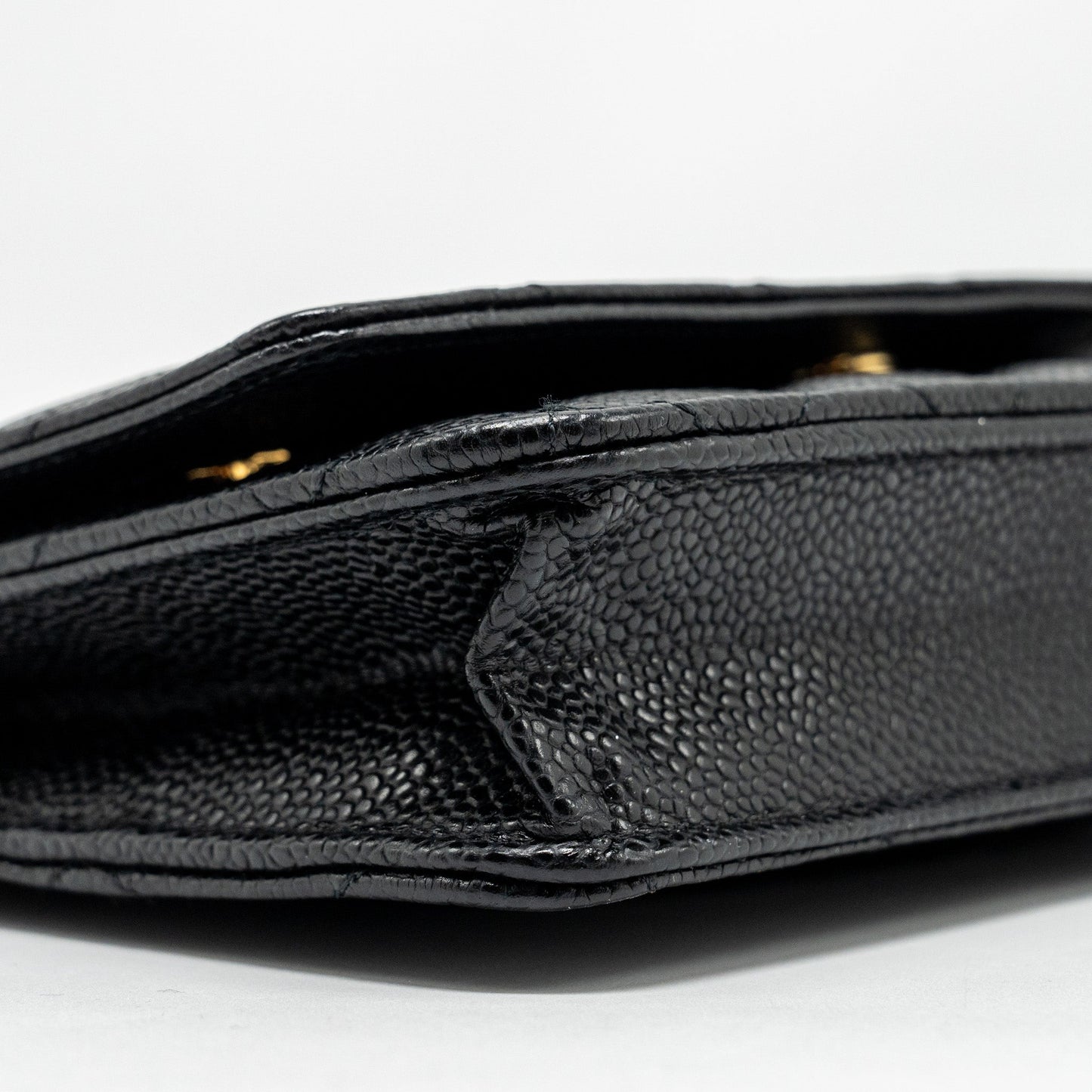 Chanel Classic Wallet on Chain Caviar Black