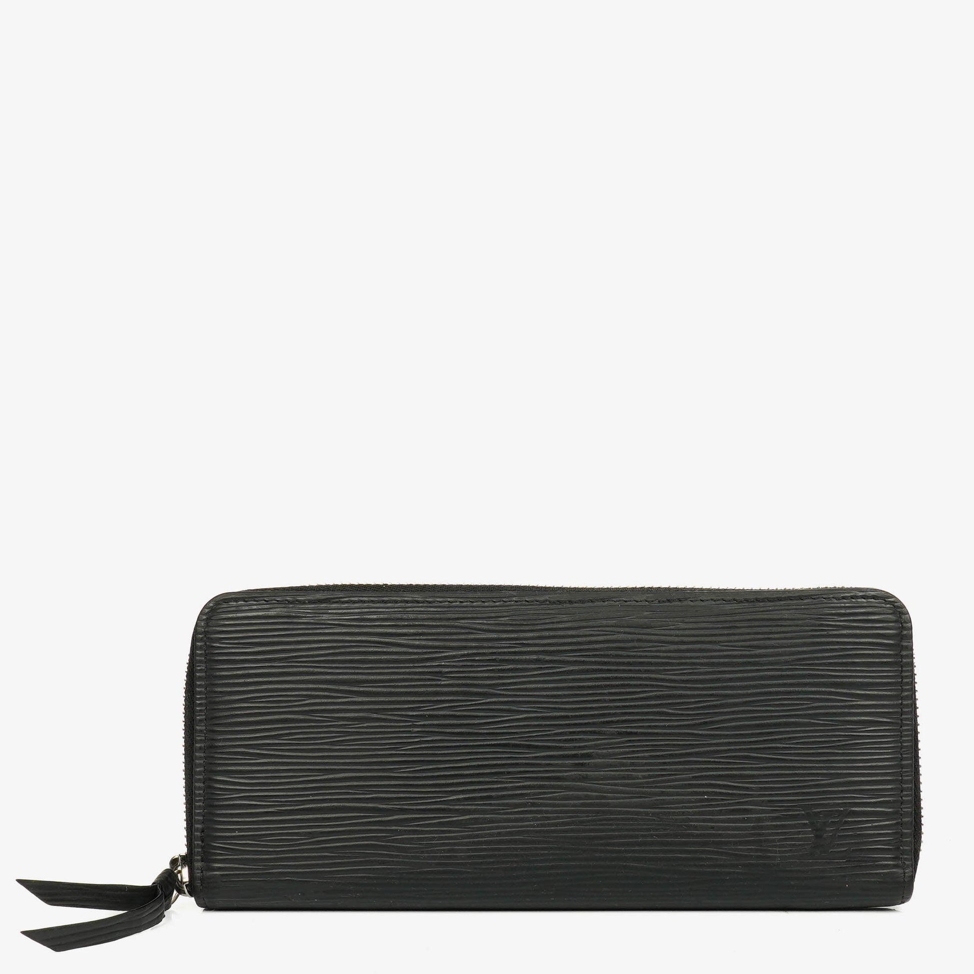 Louis Vuitton Black EPI Leather Clemence Wallet