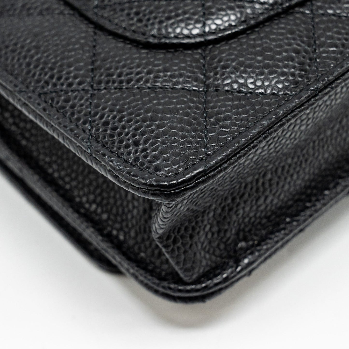 Chanel Classic Wallet on Chain Caviar Black
