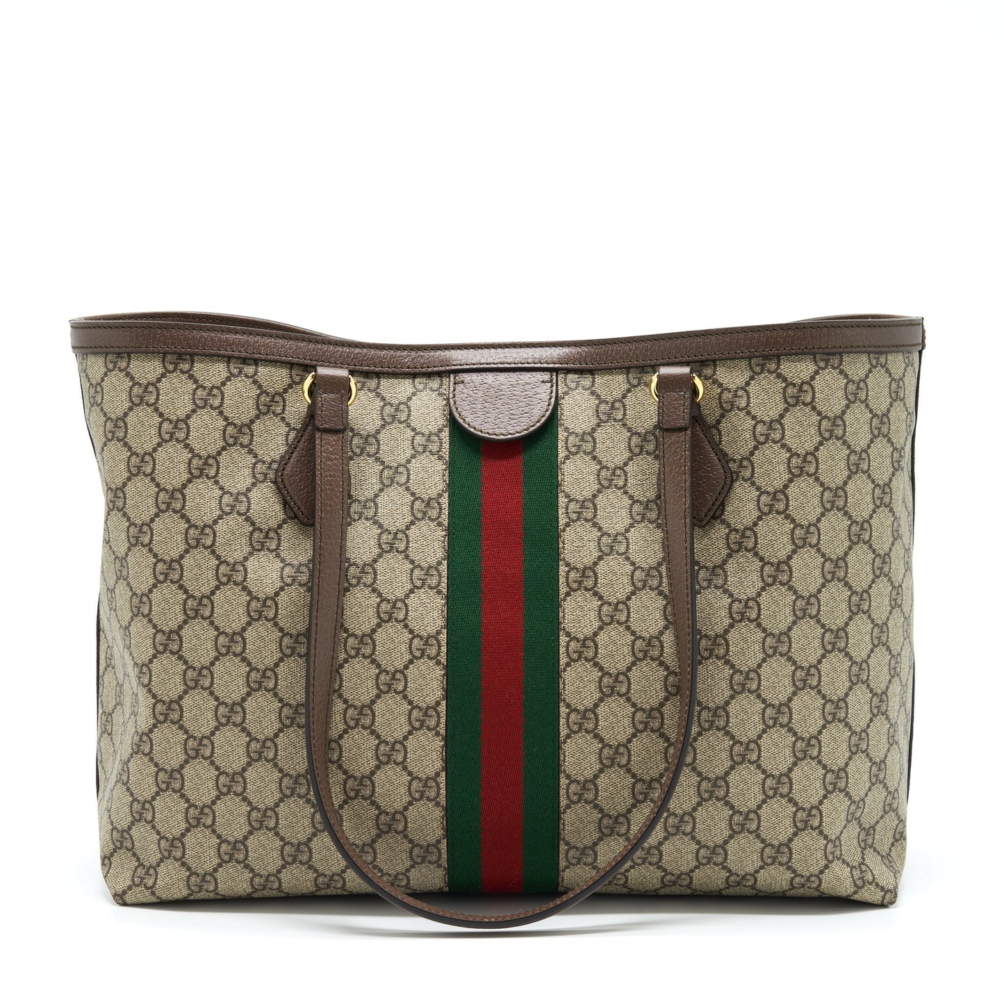 Gucci Shopping Tote Bag GG Supreme Canvas