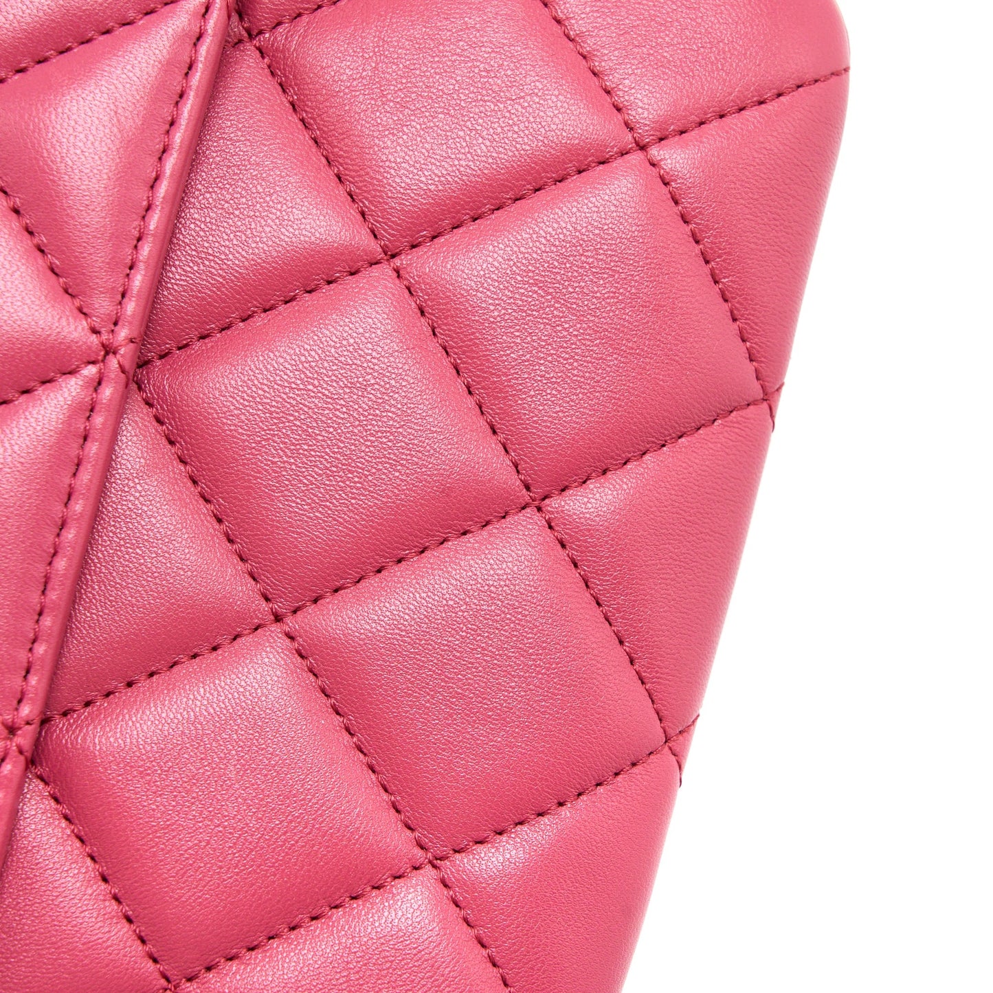 Chanel Top handle Trendy CC Flap Bag Lambskin Pink L