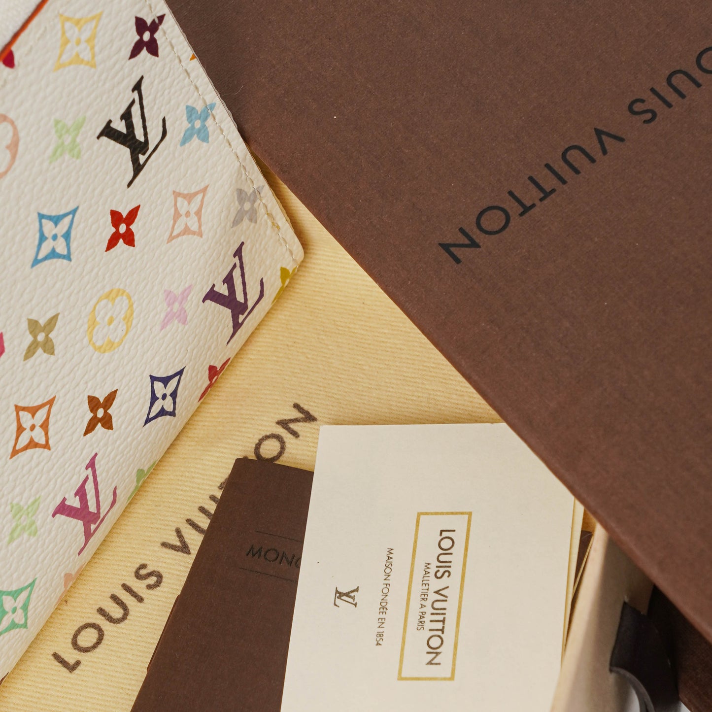 Louis Vuitton Takashi Murakami Zippy Multicoclor Coin Purse