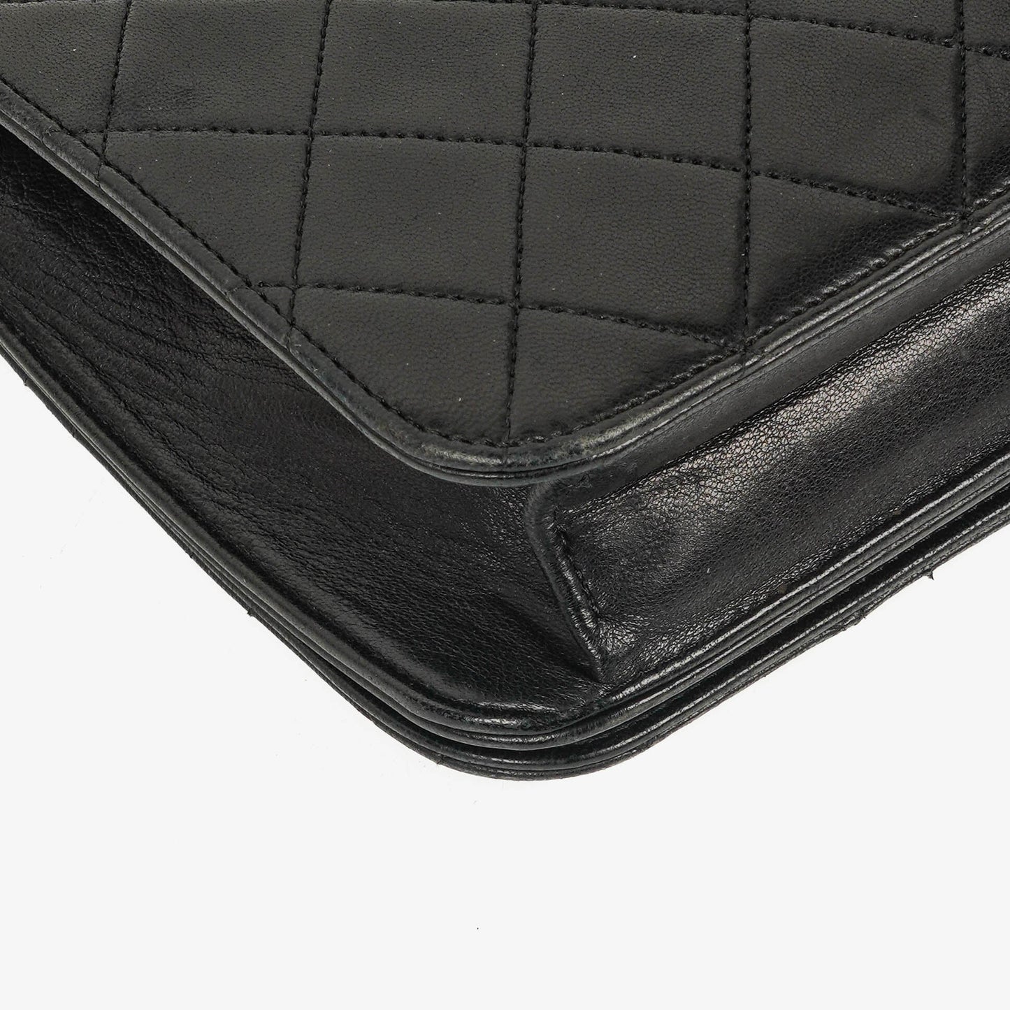 Chanel Classic Full Flap Bag Black Quilted Leather 24K Gold-Plated Hardware
