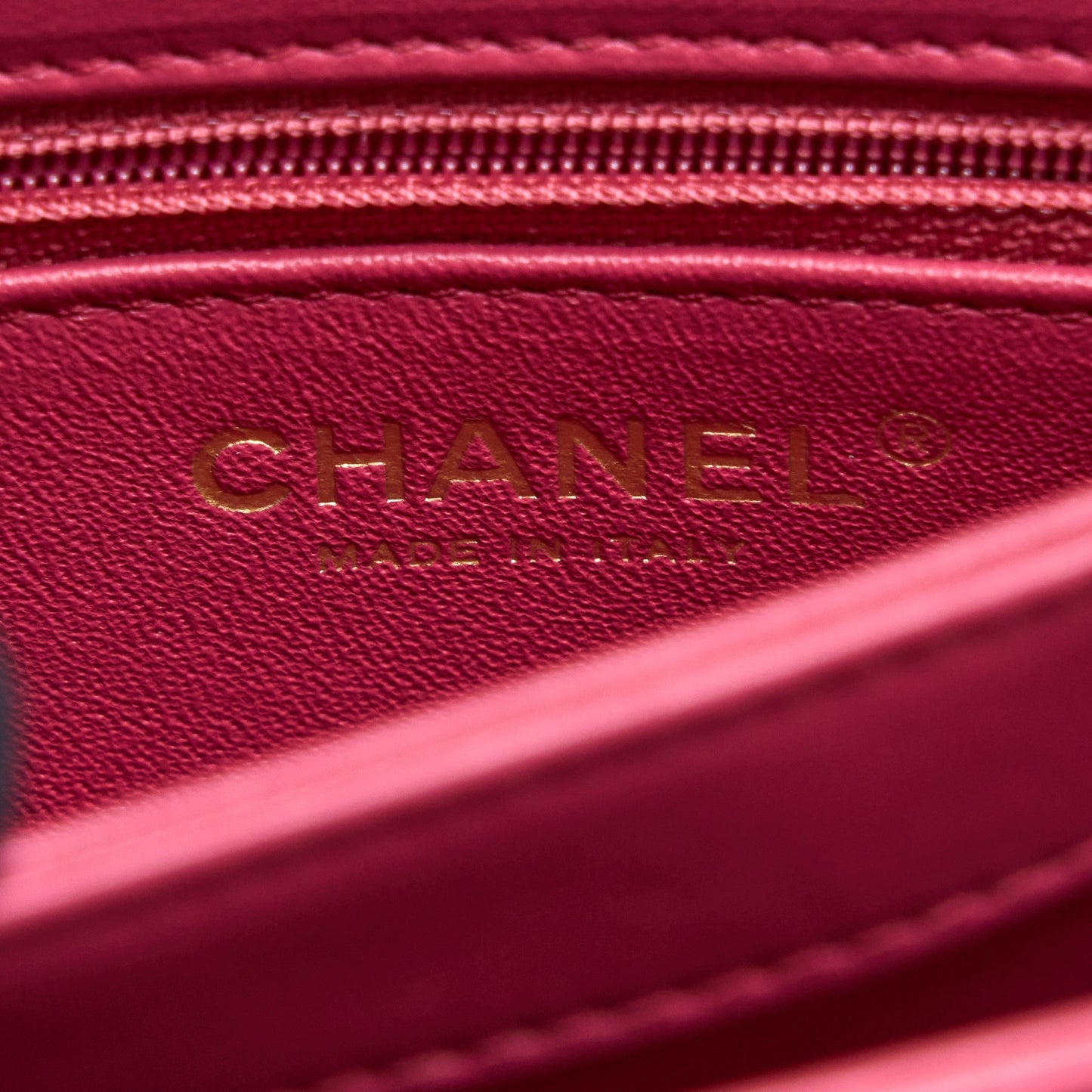 Chanel Top handle Trendy CC Flap Bag Lambskin Pink L