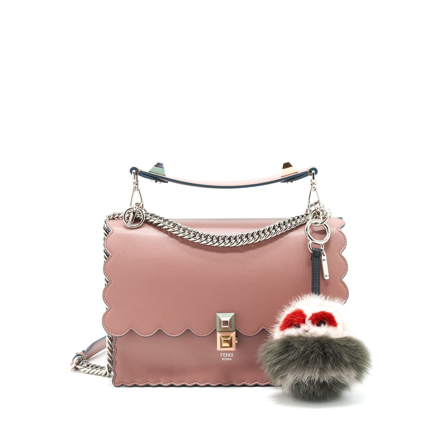 Fendi Kan I With Extra Purse Charm Pink