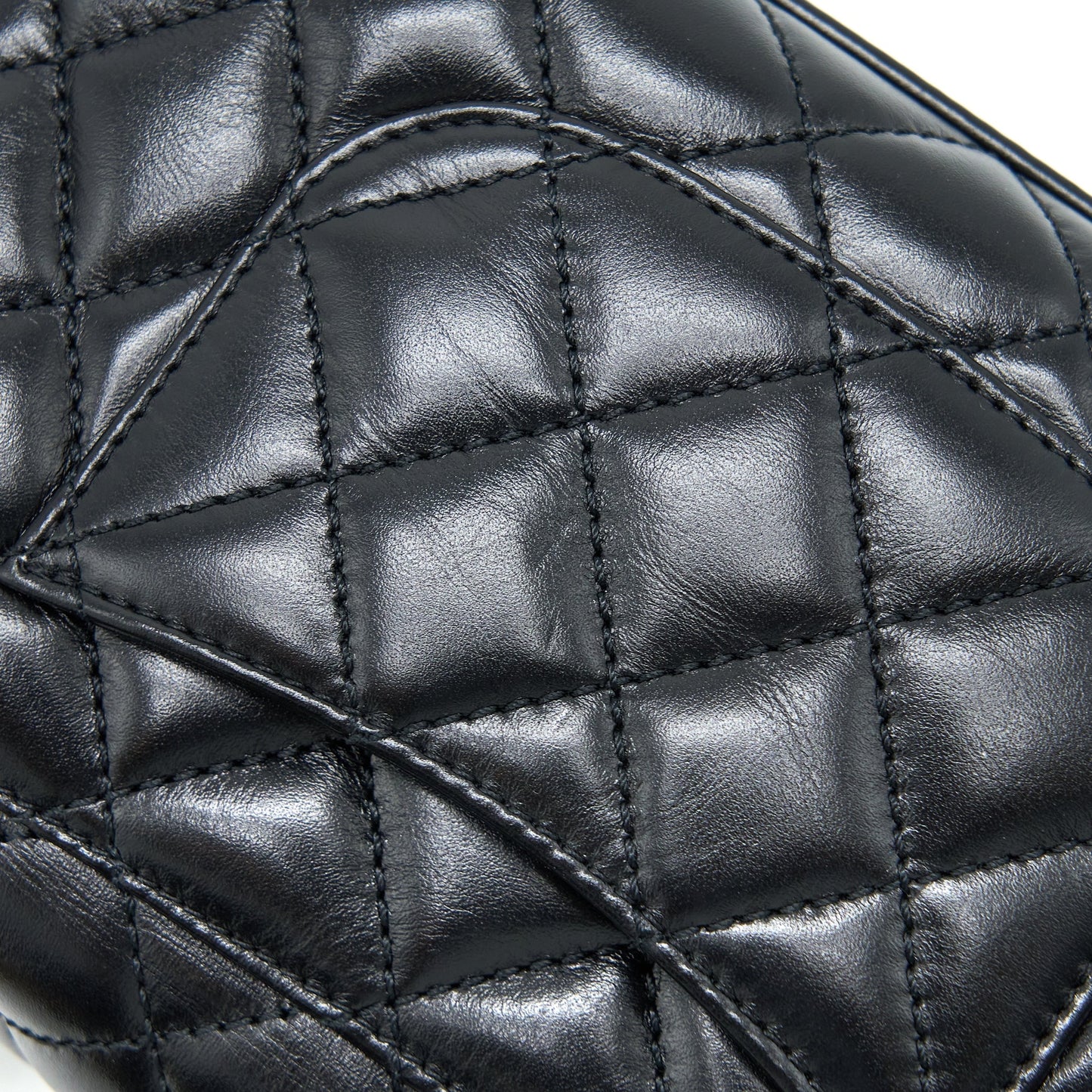 Chanel 22A Mini Coco Handle with Detailed Letter Handle Calfskin Black Brushed  (Microchip)