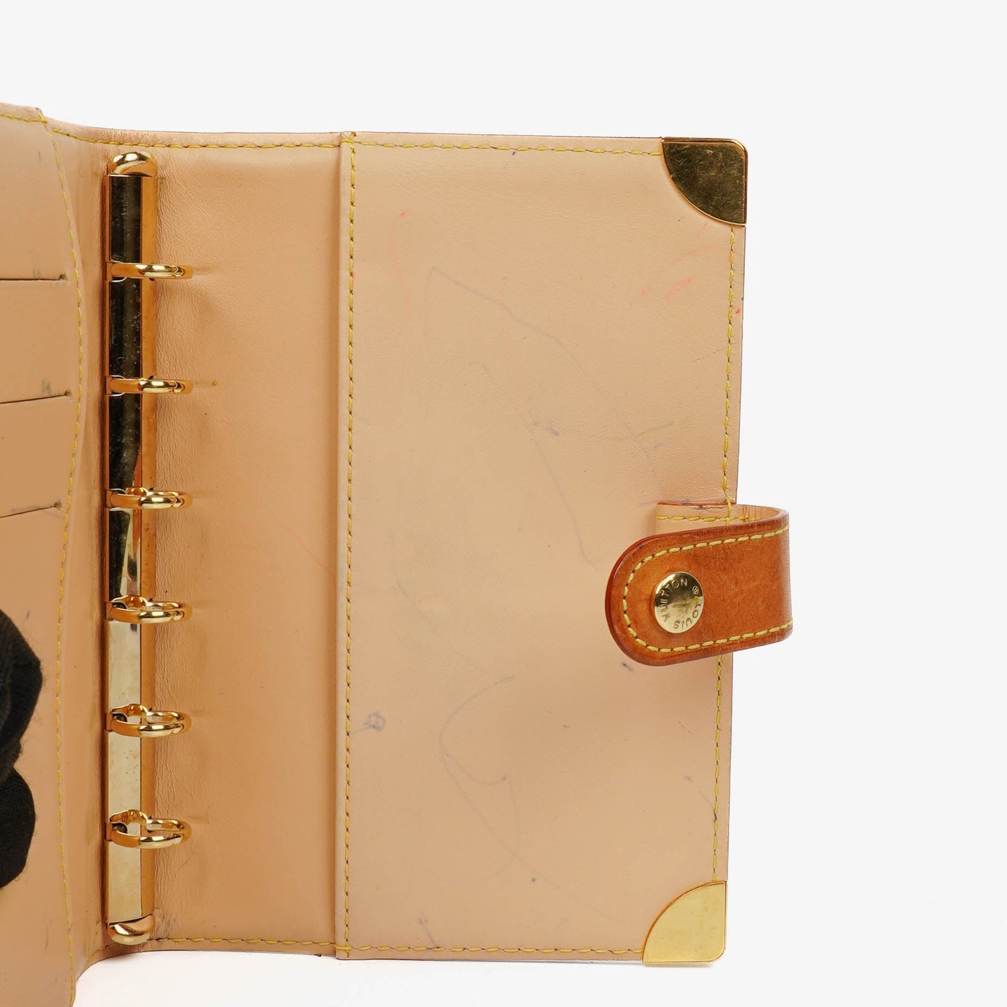 Louis Vuitton x Takashi Murakami White Monogram Multicolore Small Agenda/Notebook Cover