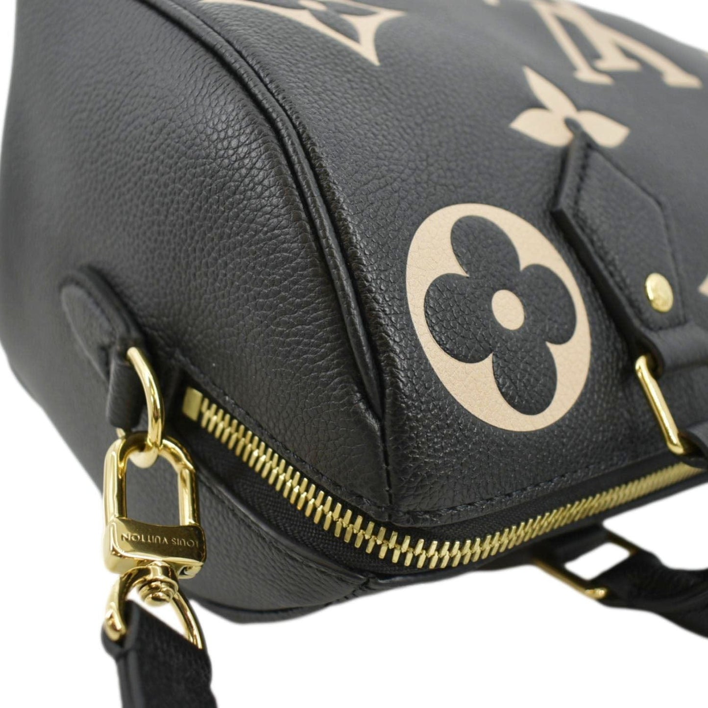 LOUIS VUITTON  25 Bandouliere Monogram Empreinte Leather Crossbody Bag Bicolor