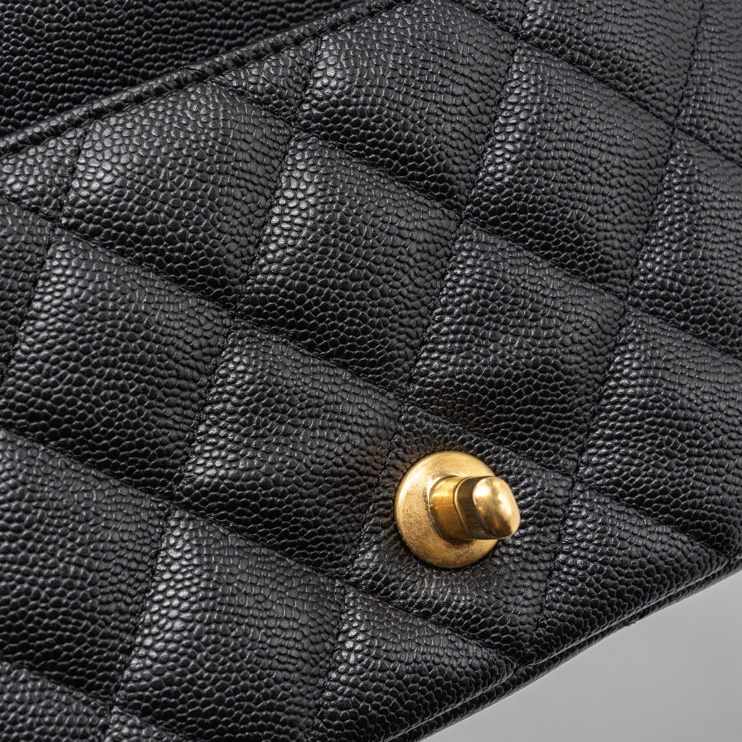 Chanel 23p Mini Coco Love Flap Bag Caviar Black (Microchip)