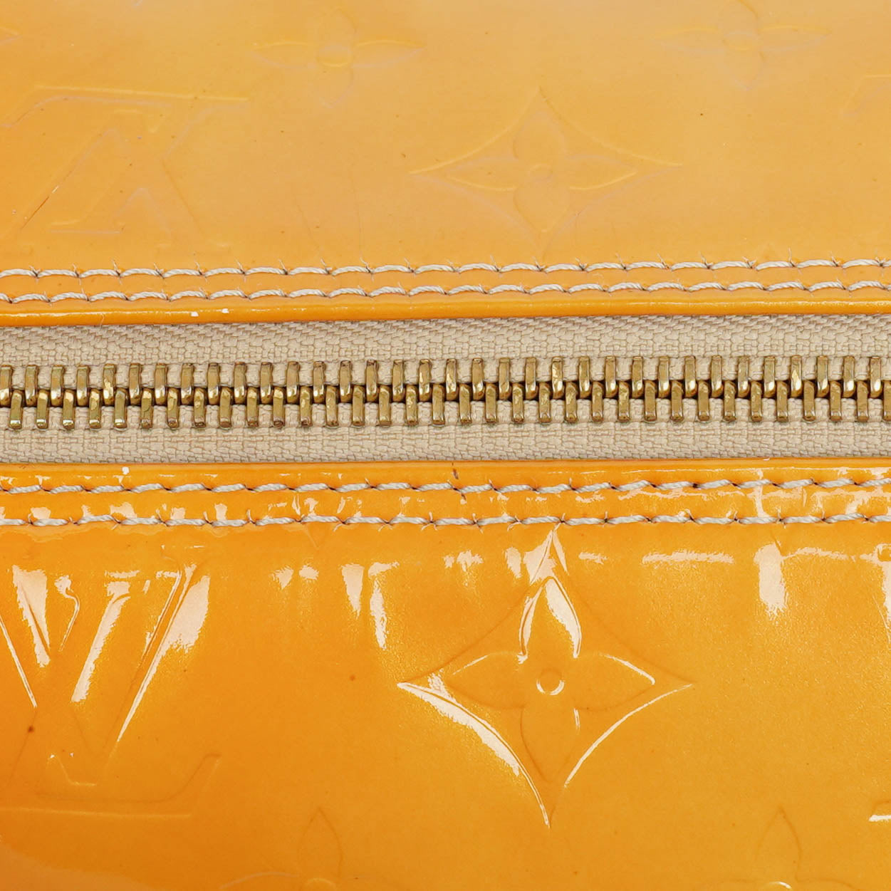 Louis Vuitton Yellow Papillon 30 Bedford Monogram Vernis Leather Bag