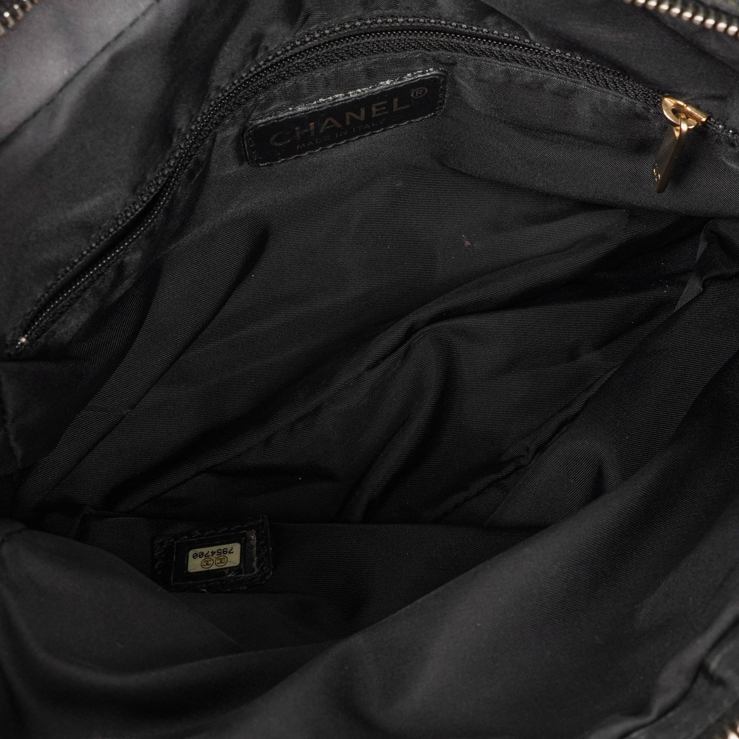 Chanel New Travel Line Black Handbag