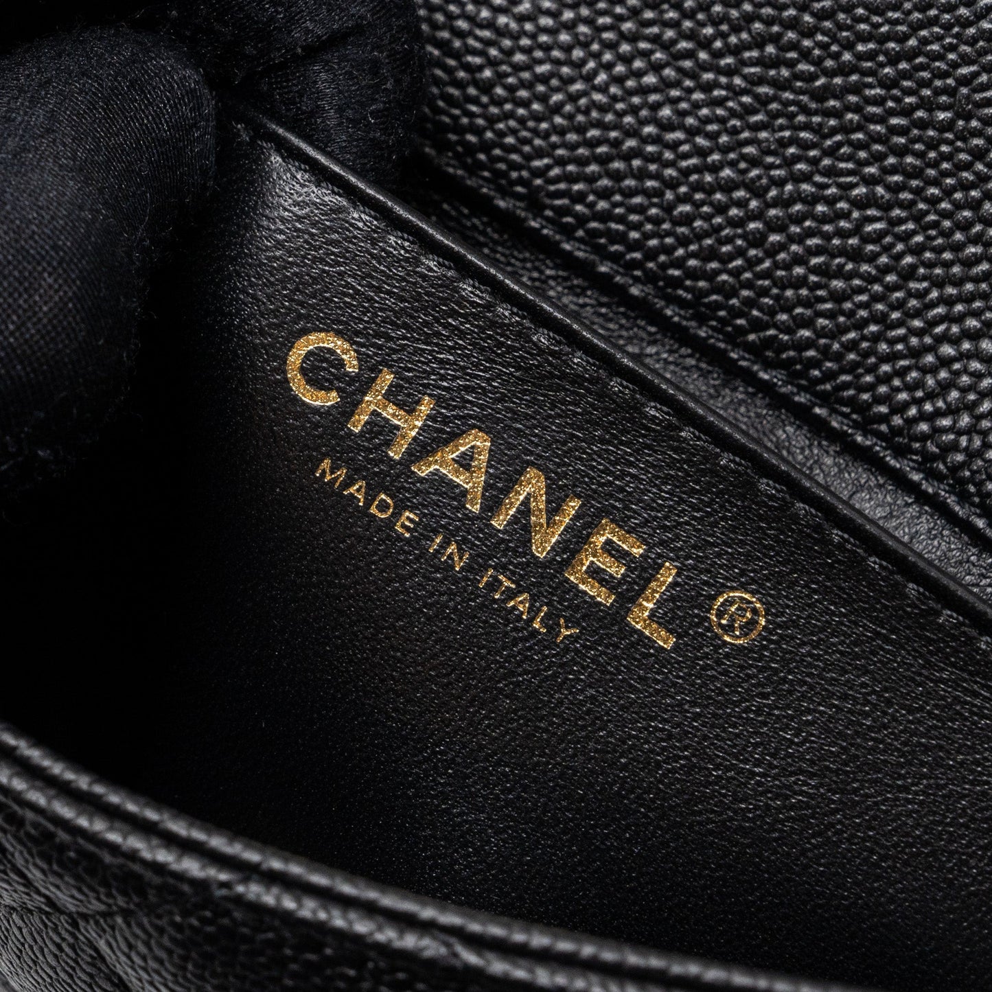 Chanel 23p Mini Coco Love Flap Bag Caviar Black (Microchip)