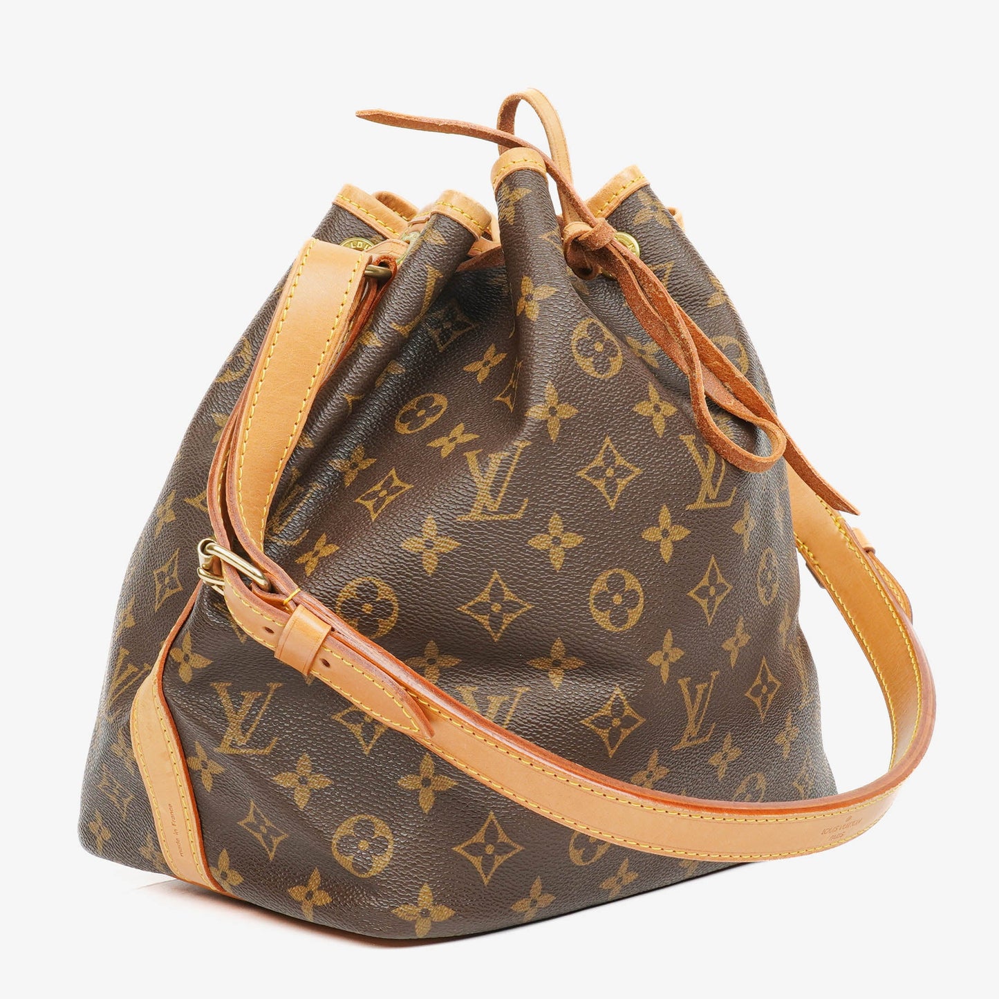 Louis Vuitton Petit Noe Monogram Canvas Shoulder Bag