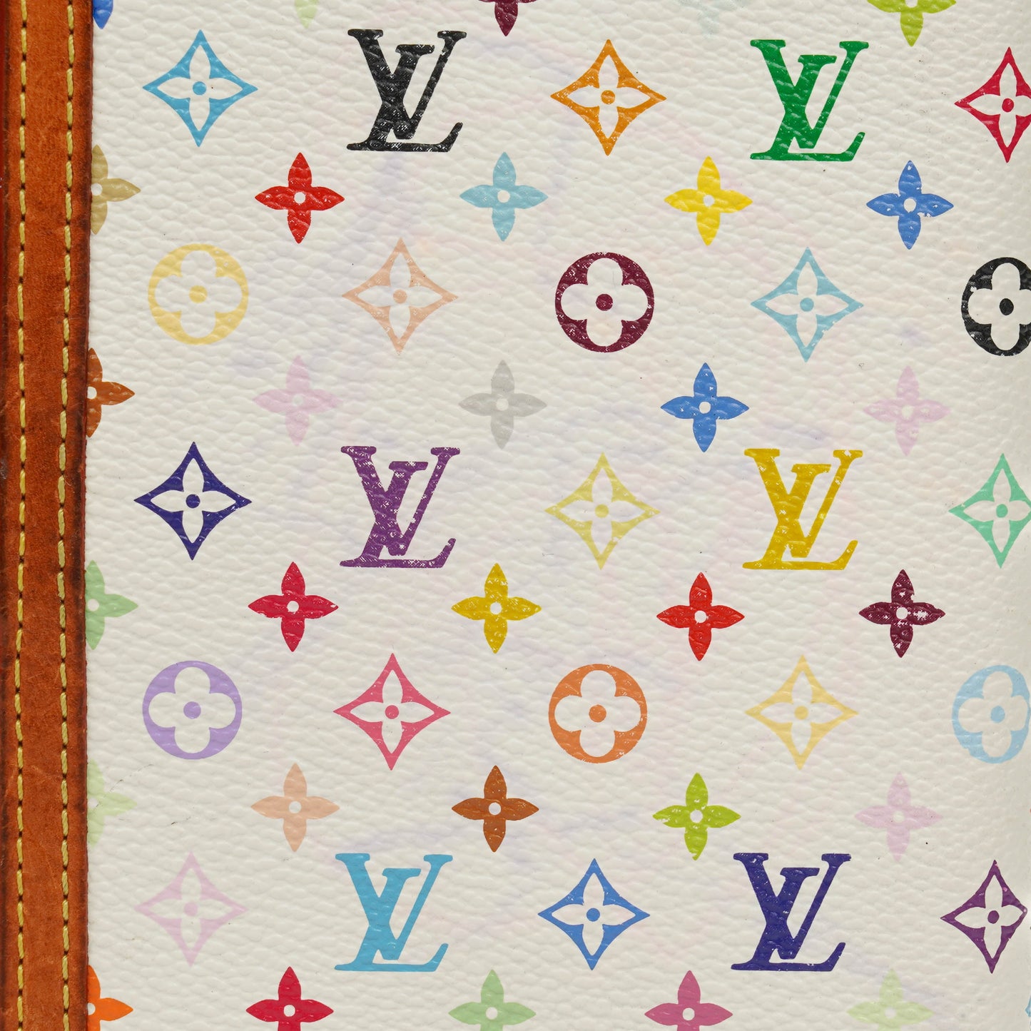 Louis Vuitton x Takashi Murakami White Monogram Multicolore Small Agenda/Notebook Cover