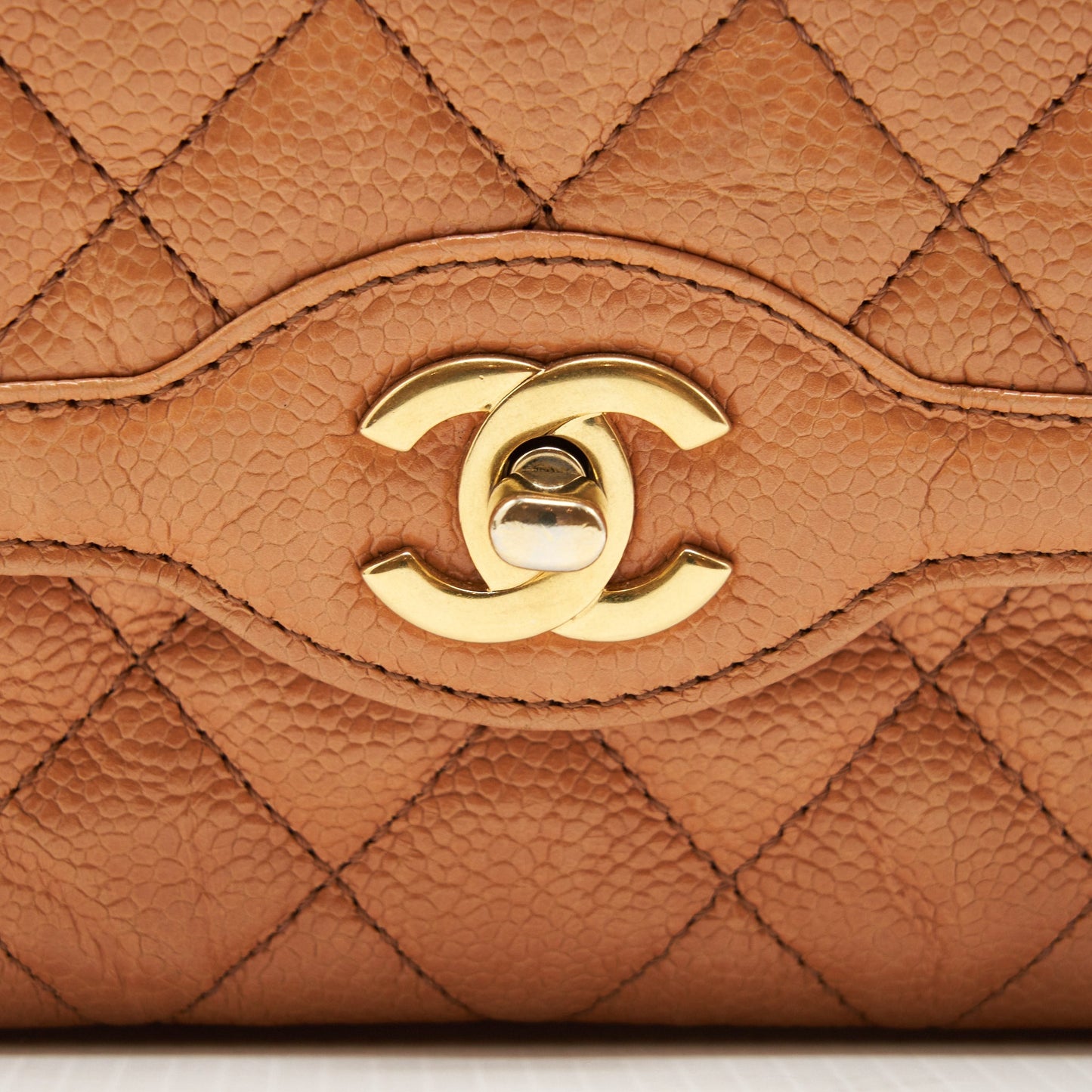 Chanel Seasonal Flap Bag Grained Calfskin Pink