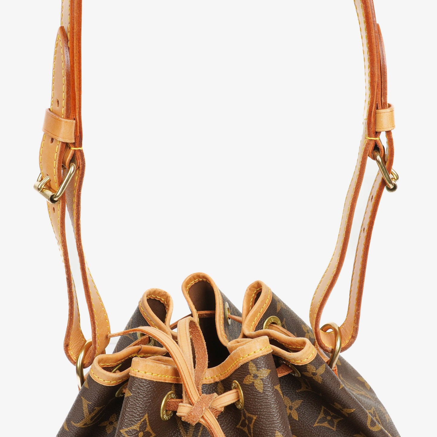 Louis Vuitton Petit Noe Monogram Canvas Shoulder Bag