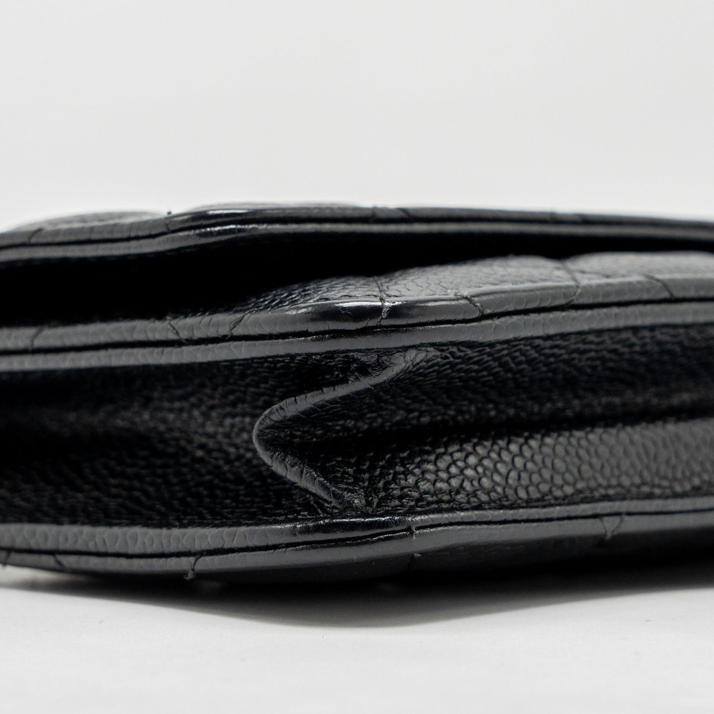Chanel Classic Wallet On Chain Caviar Black