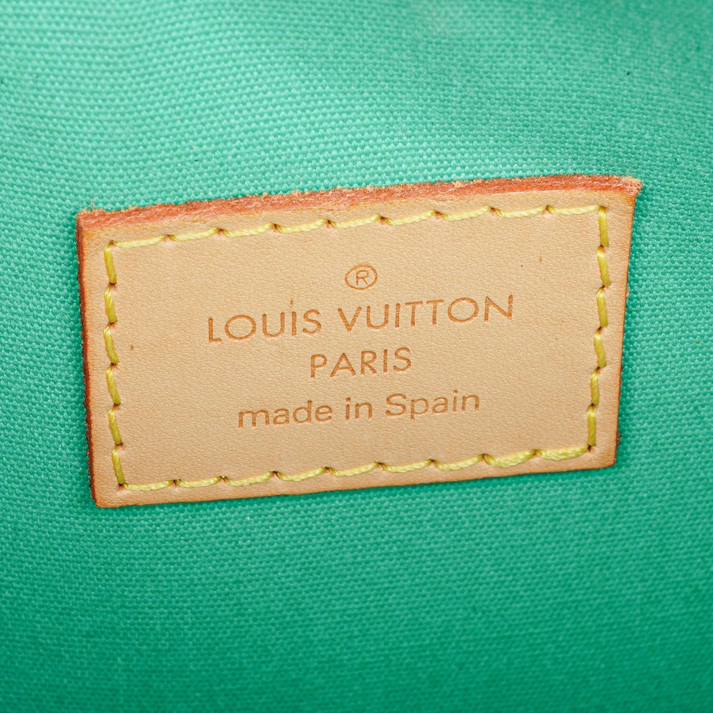 Louis Vuitton Mallory Square Monogram Peppermint Vernis Shouder Bag