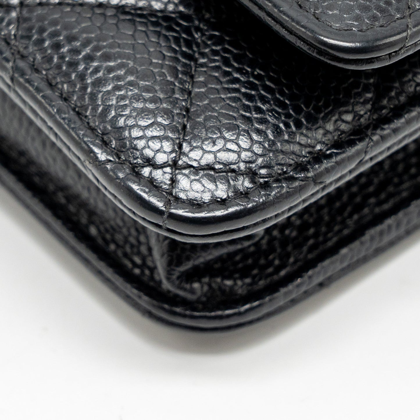Chanel Classic Wallet On Chain Caviar Black