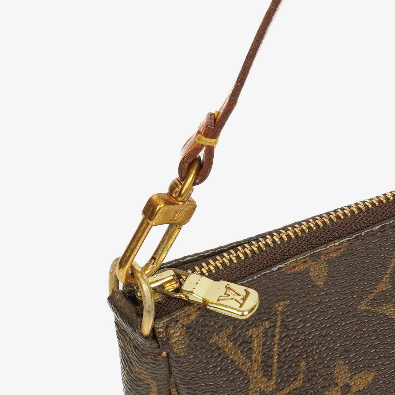 Louis Vuitton Pochette Accessoires Monogram Canvas Clutch Handbag