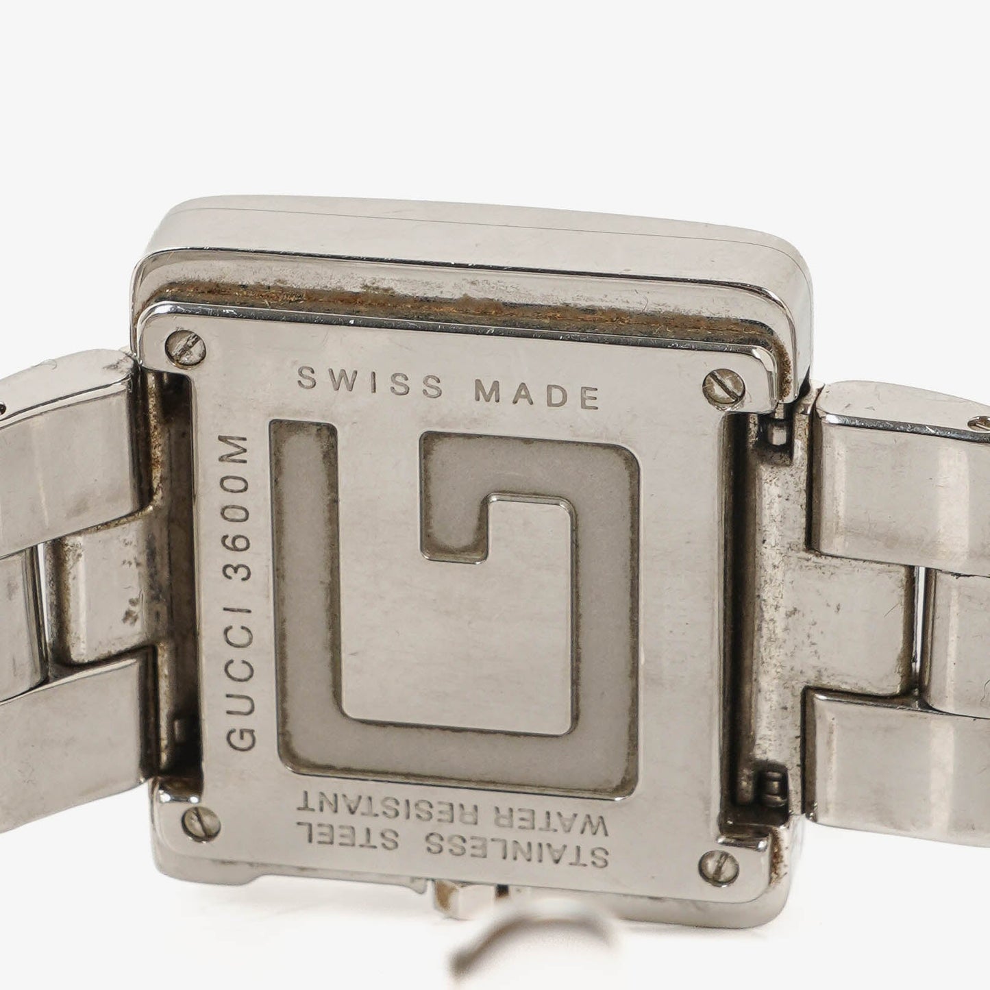 Gucci 3600M G Logo Stainless Steel Watch