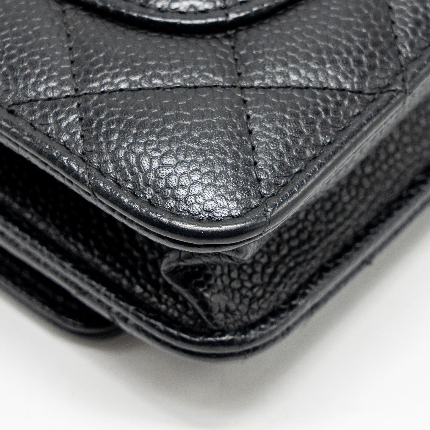 Chanel Classic Wallet On Chain Caviar Black