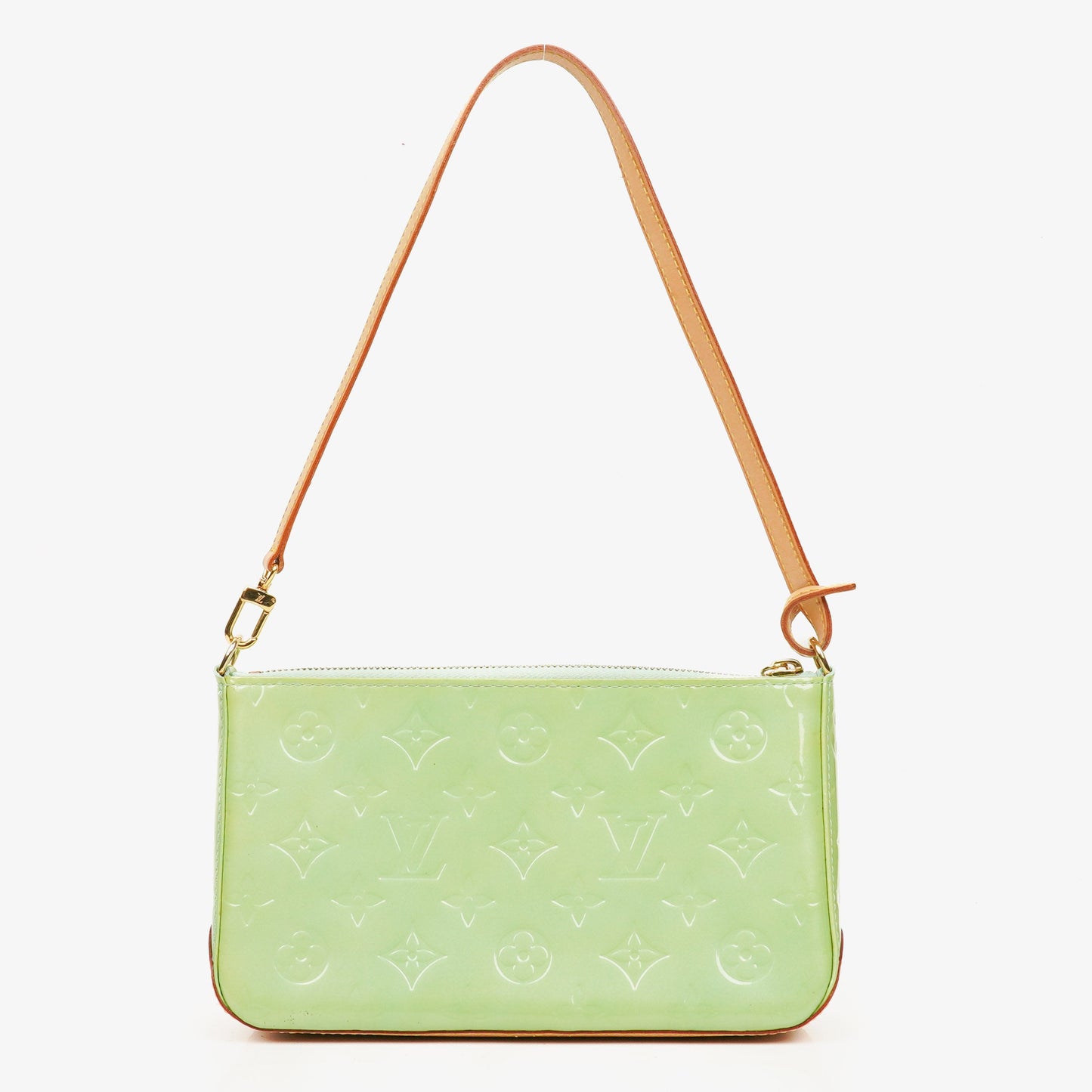 Louis Vuitton Mallory Square Monogram Peppermint Vernis Shouder Bag