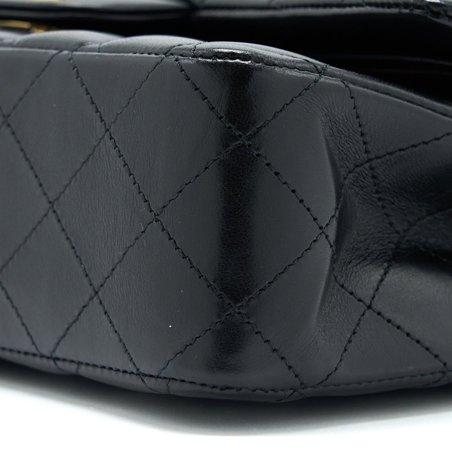 Chanel Medium Classic Double Flap Bag Lambskin Black