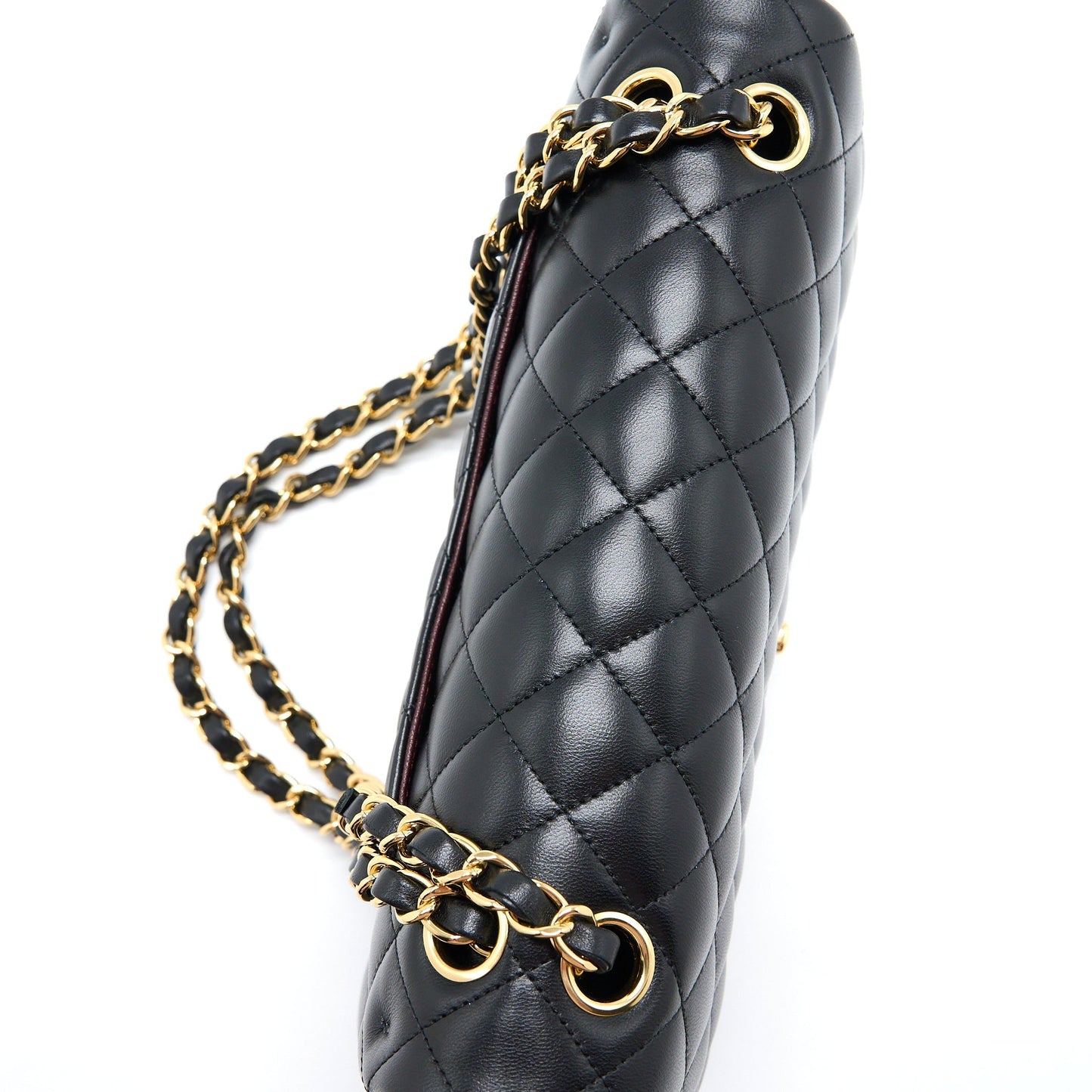 Chanel Medium Classic Double Flap Bag Lambskin Black