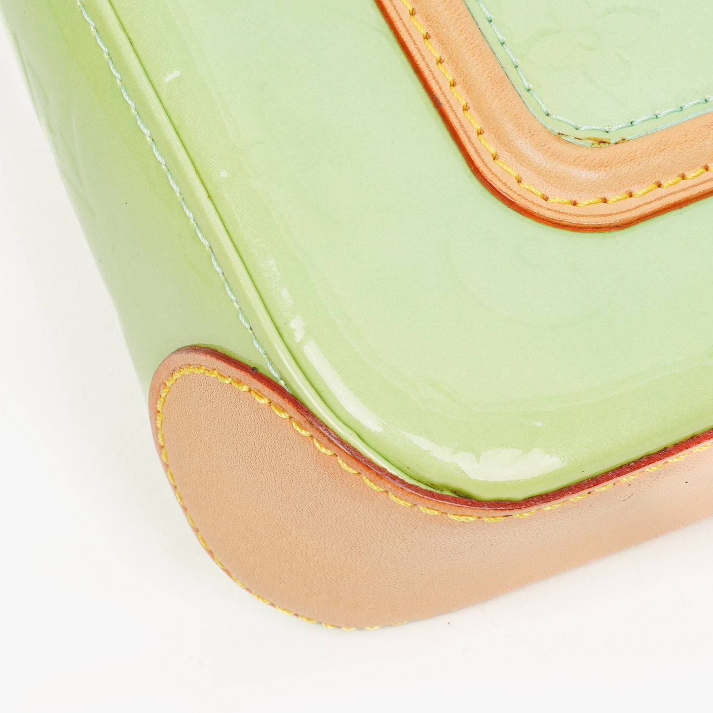 Louis Vuitton Mallory Square Monogram Peppermint Vernis Shouder Bag