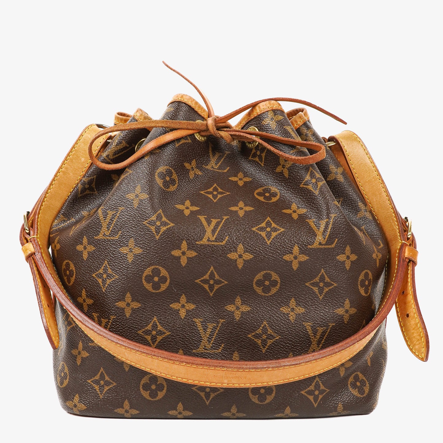 Louis Vuitton Petit Noe Monogram Canvas Shoulder Bag