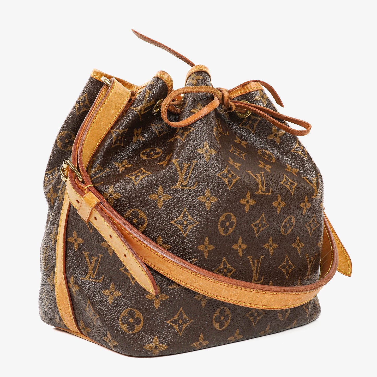 Louis Vuitton Petit Noe Monogram Canvas Shoulder Bag